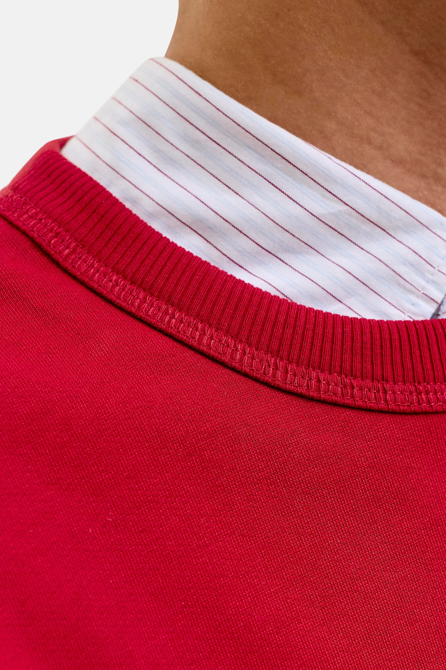 Sweater O-hals - rood - Image 5