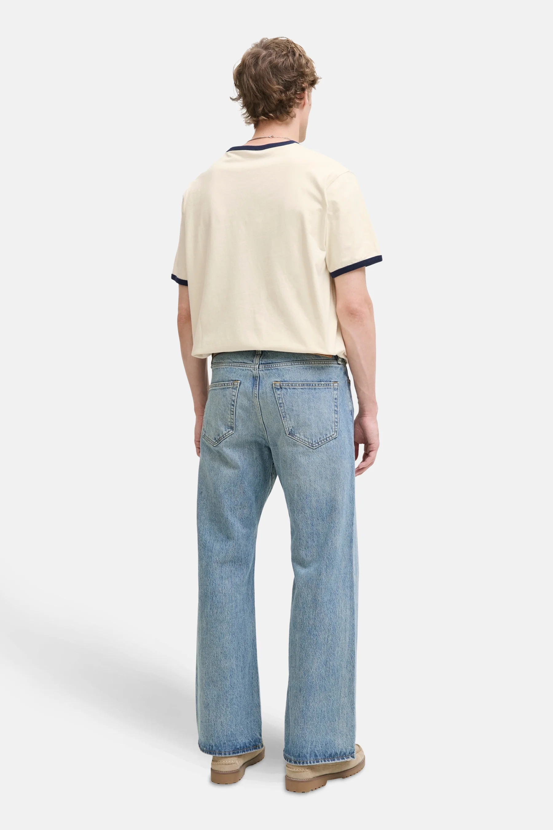 T-shirt met korte mouwen - beige - Image 4