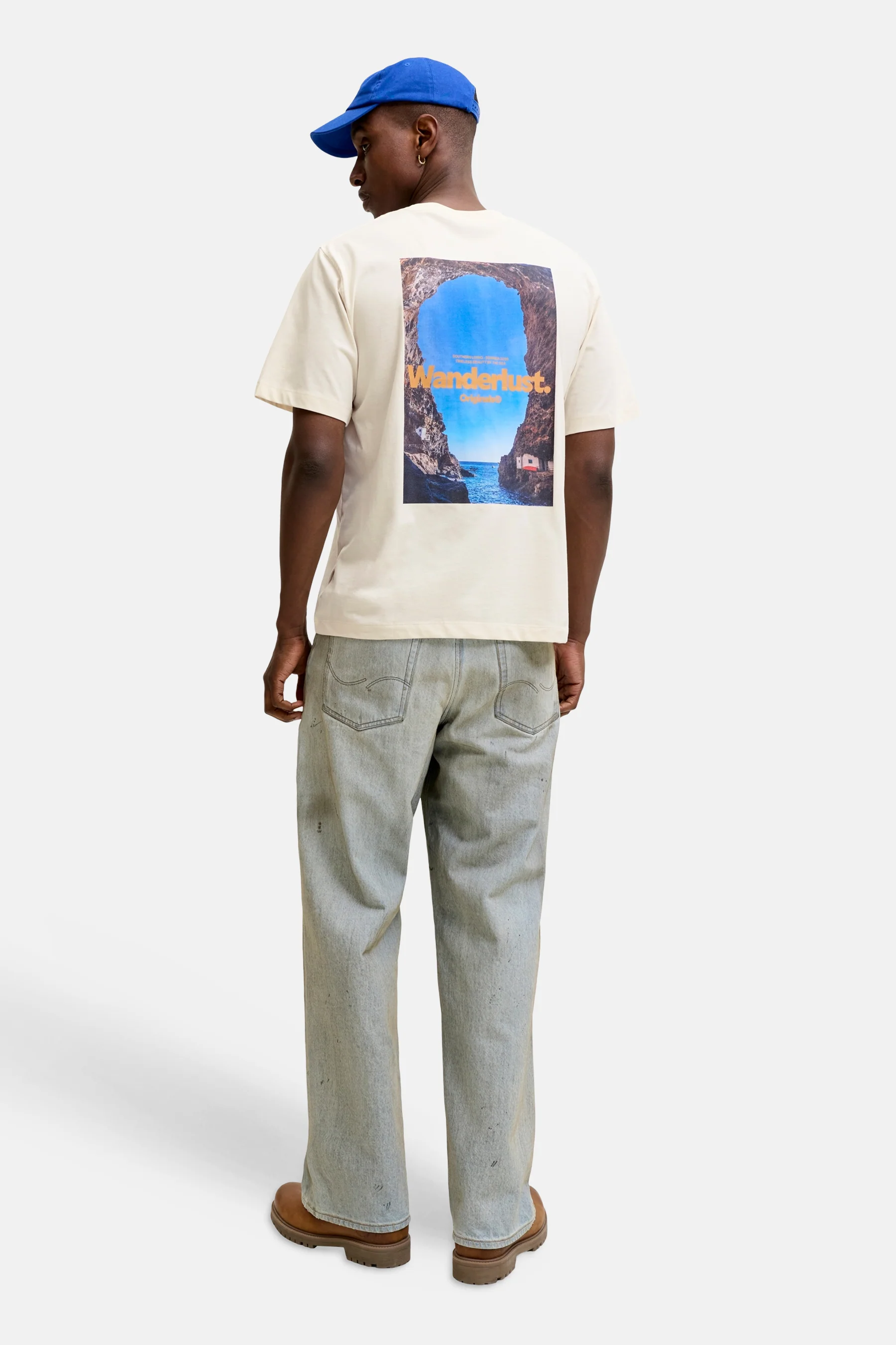 T-shirt met korte mouwen - beige - Image 3