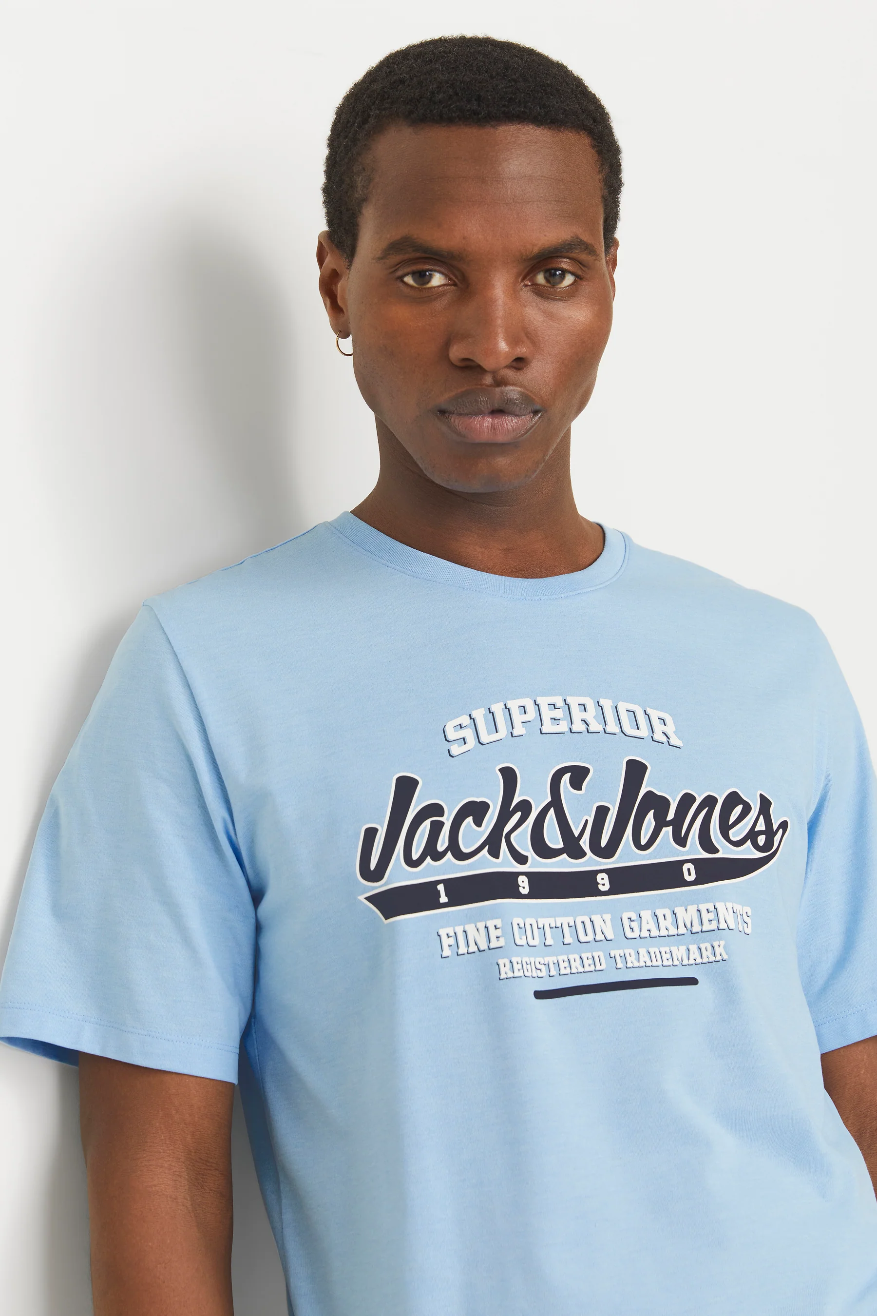 T-shirt (korte mouwen) blauw - ORIGINALS BY JACK & JONES - Image 6