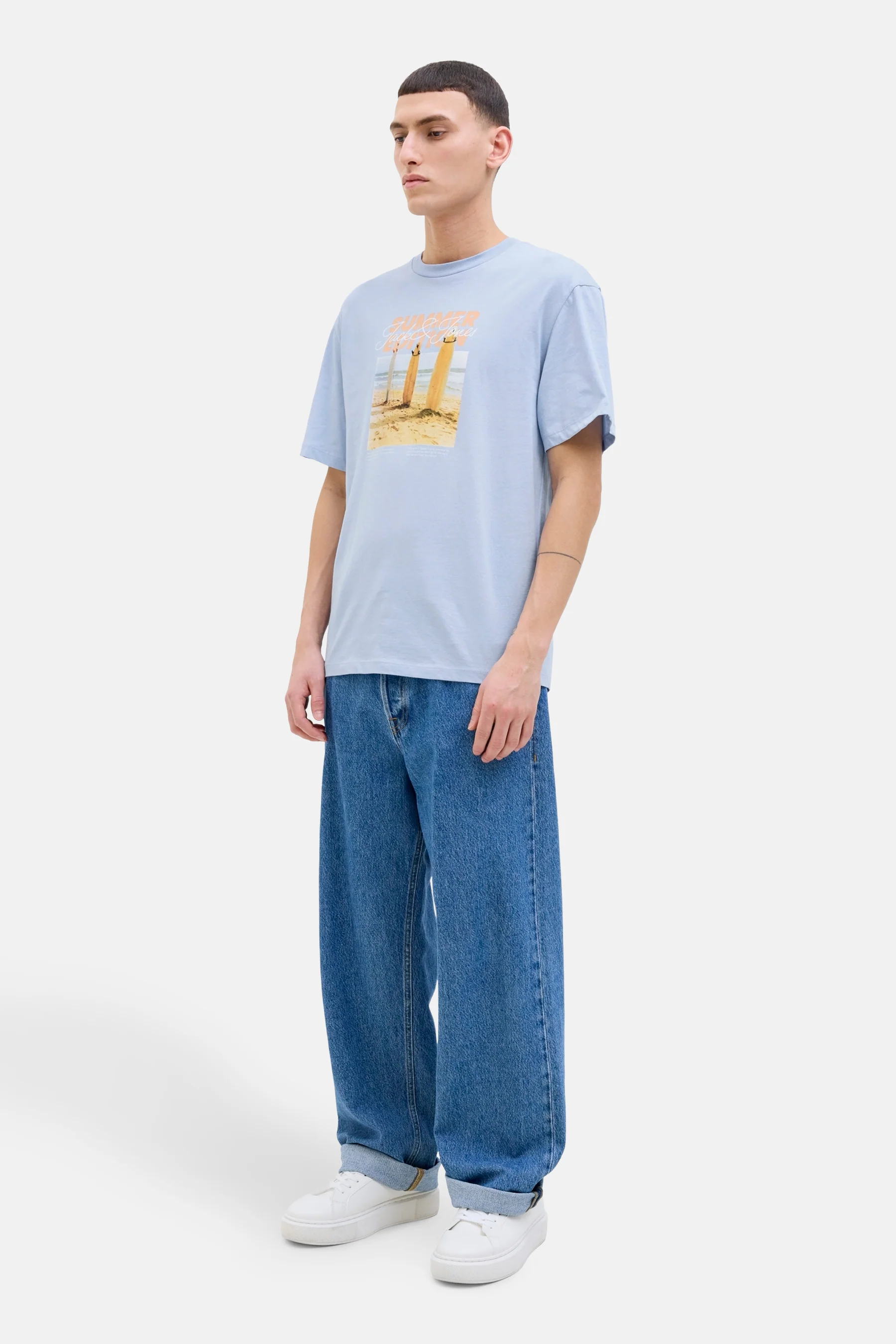 T-shirt met korte mouwen - blauw - Image 2
