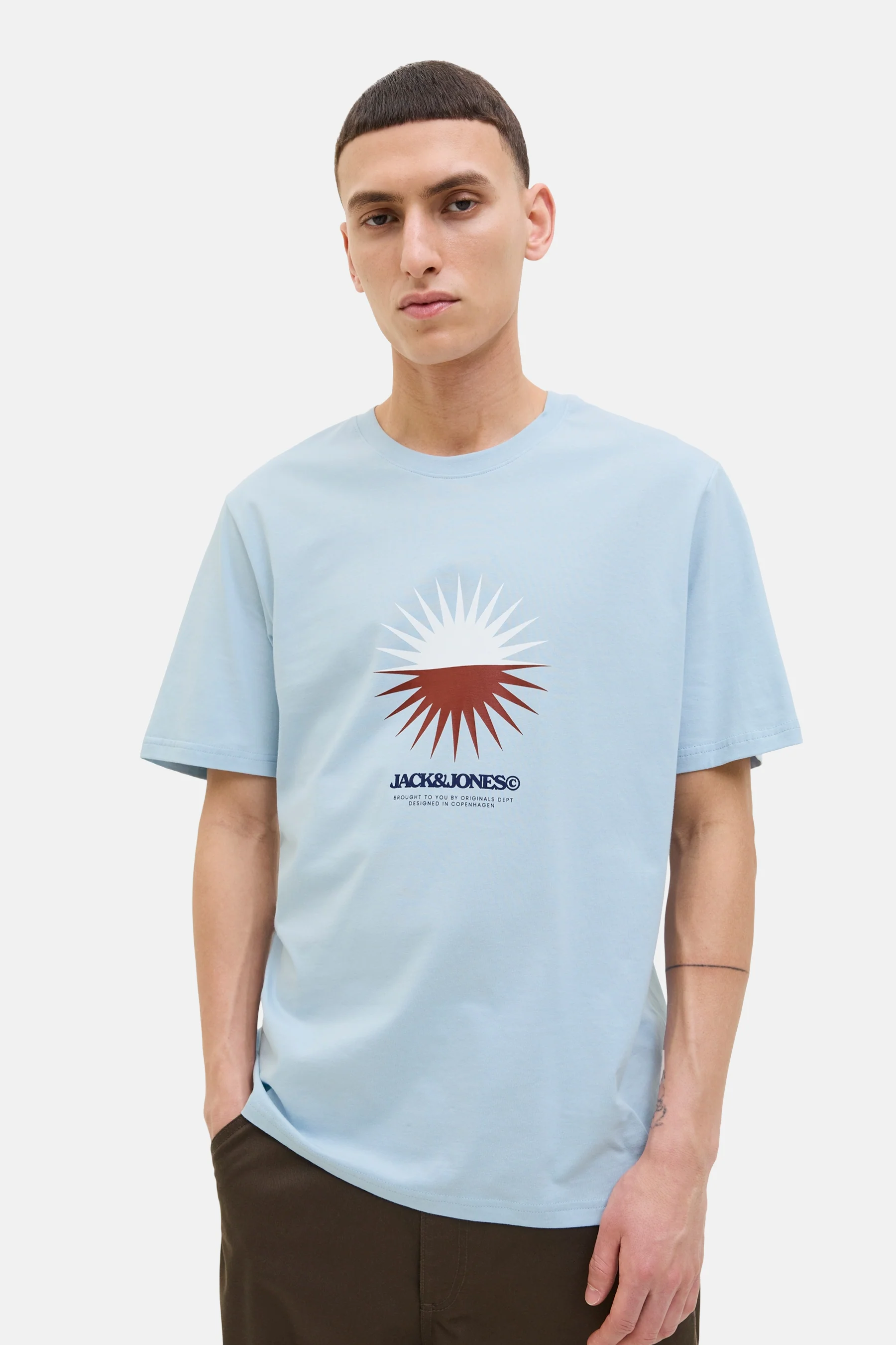 T-shirt met korte mouwen - blauw - Image 6