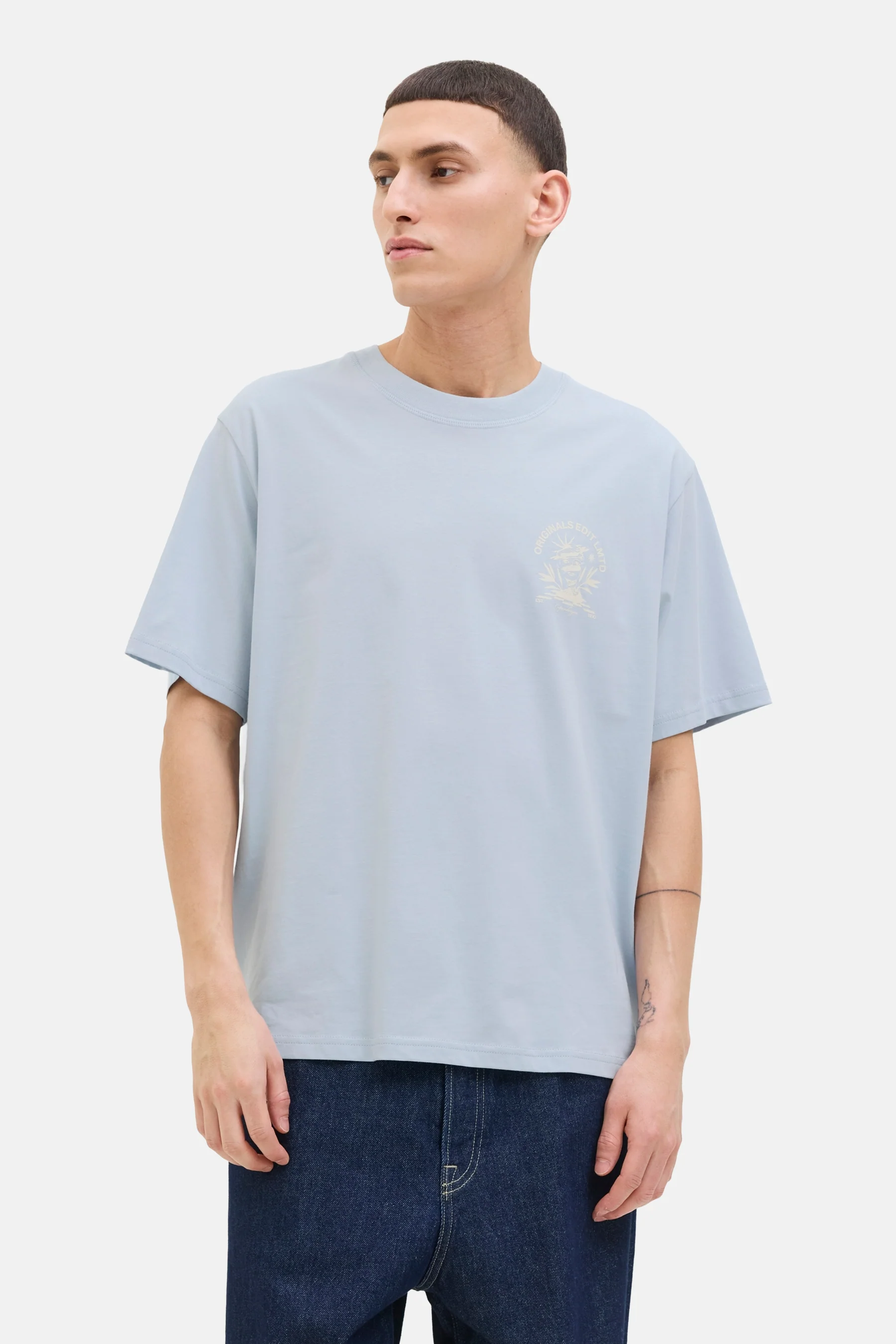 T-shirt met korte mouwen - blauw