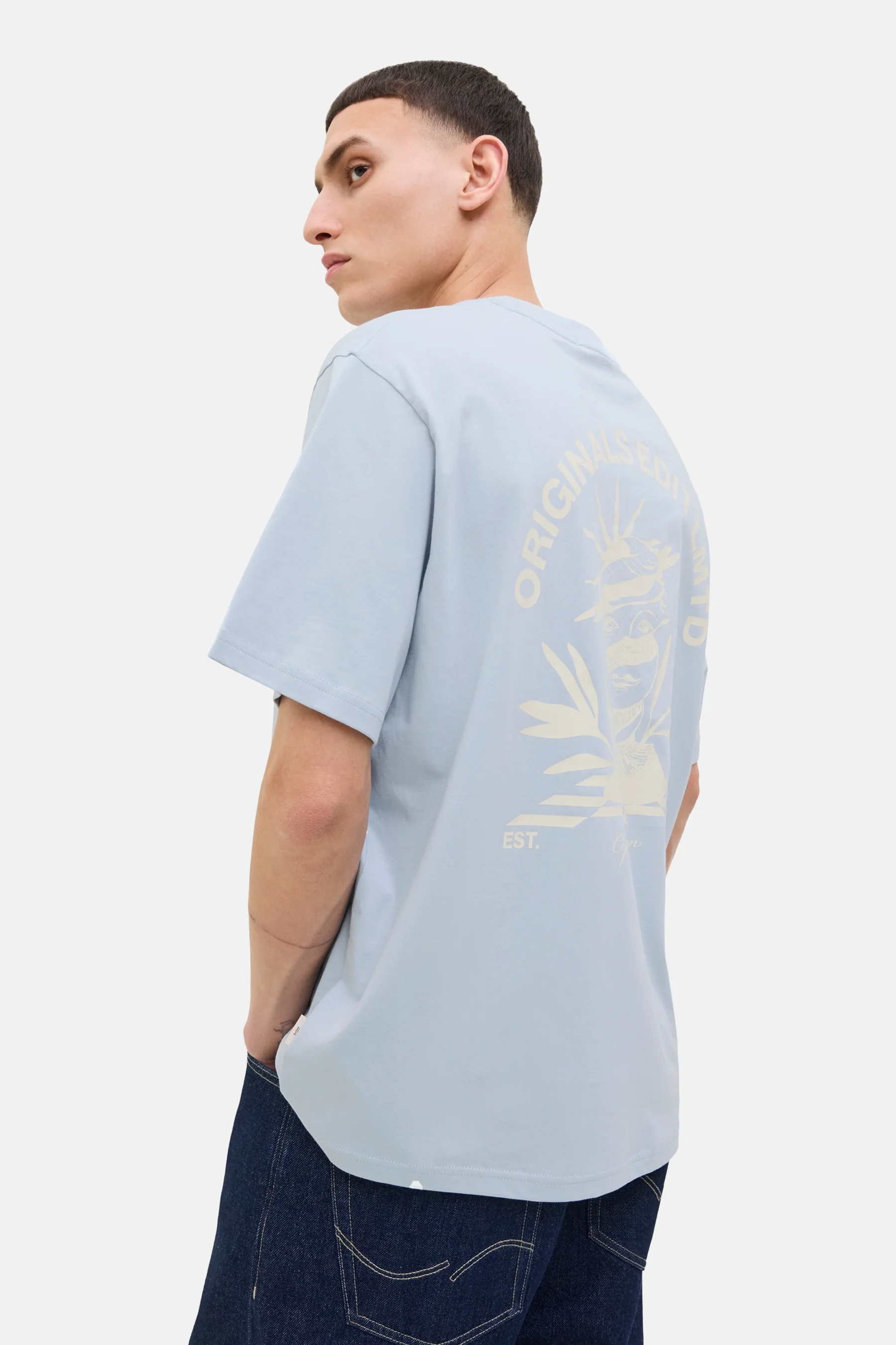 T-shirt met korte mouwen - blauw - Image 6