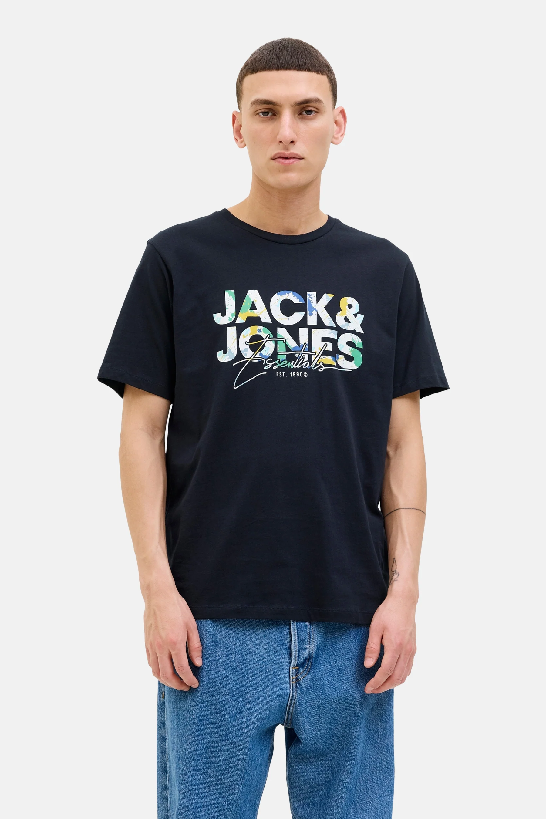 T-shirt met korte mouwen - blauw