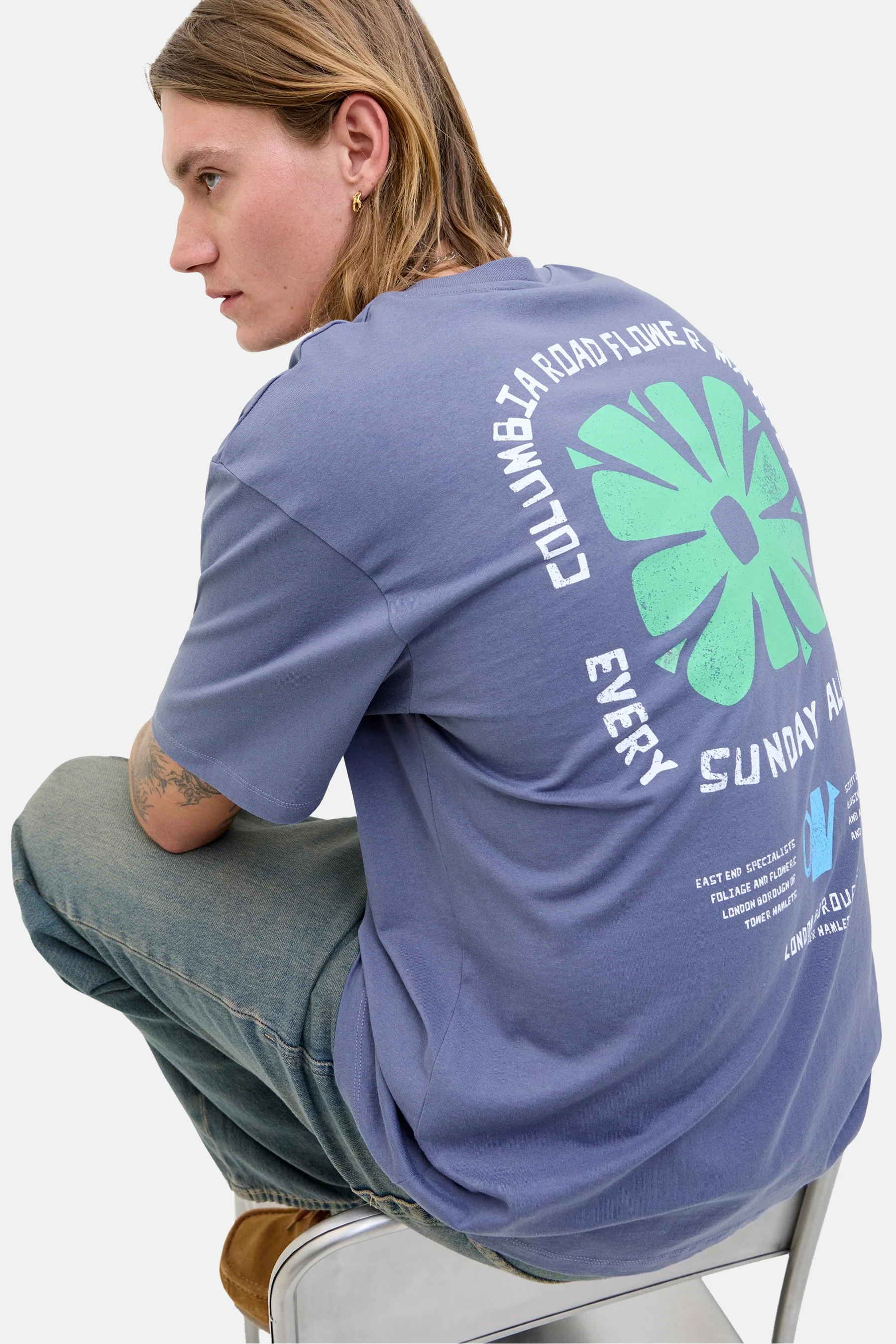 T-shirt met korte mouwen - blauw - Image 6