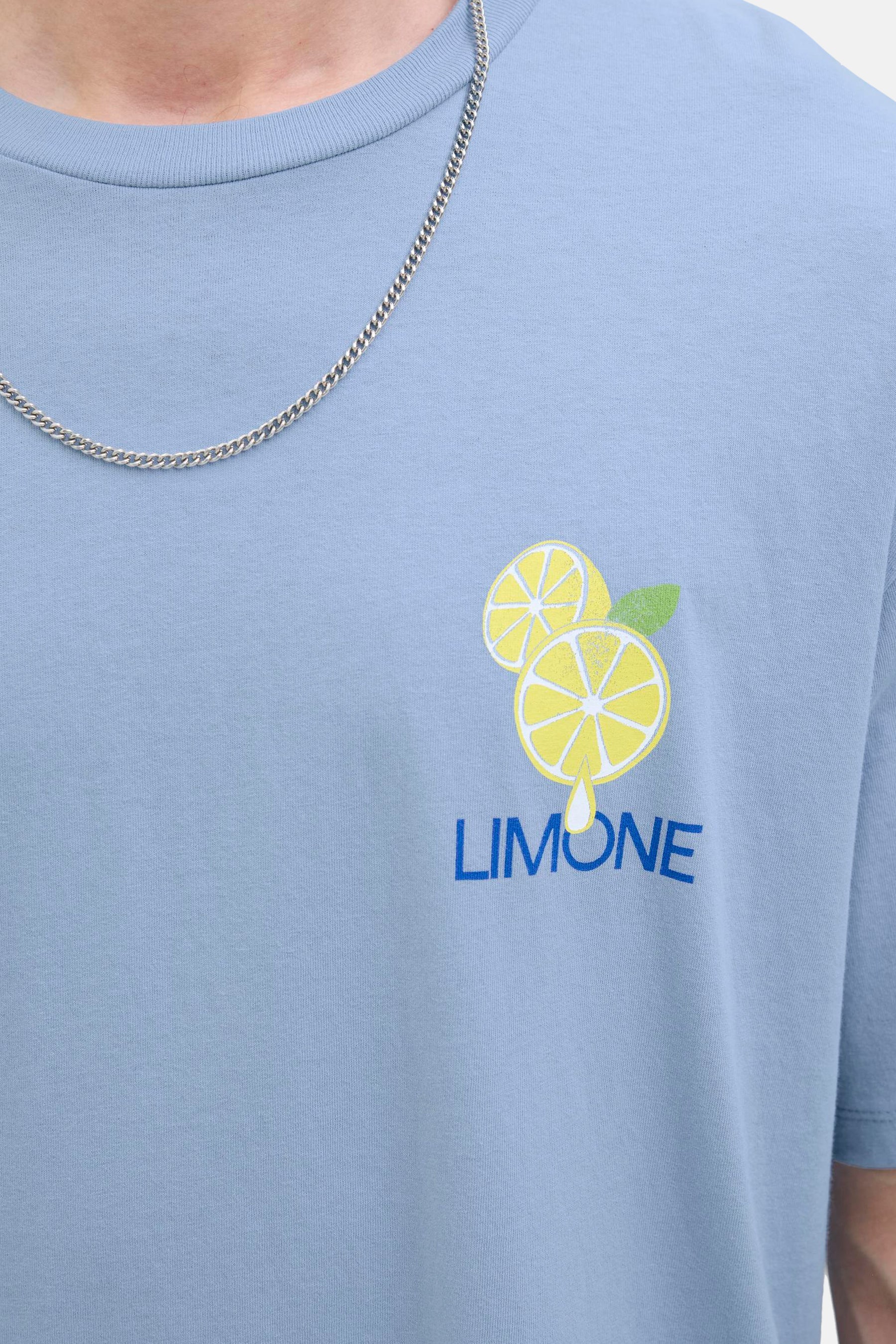 T-shirt met korte mouwen - blauw - Image 5