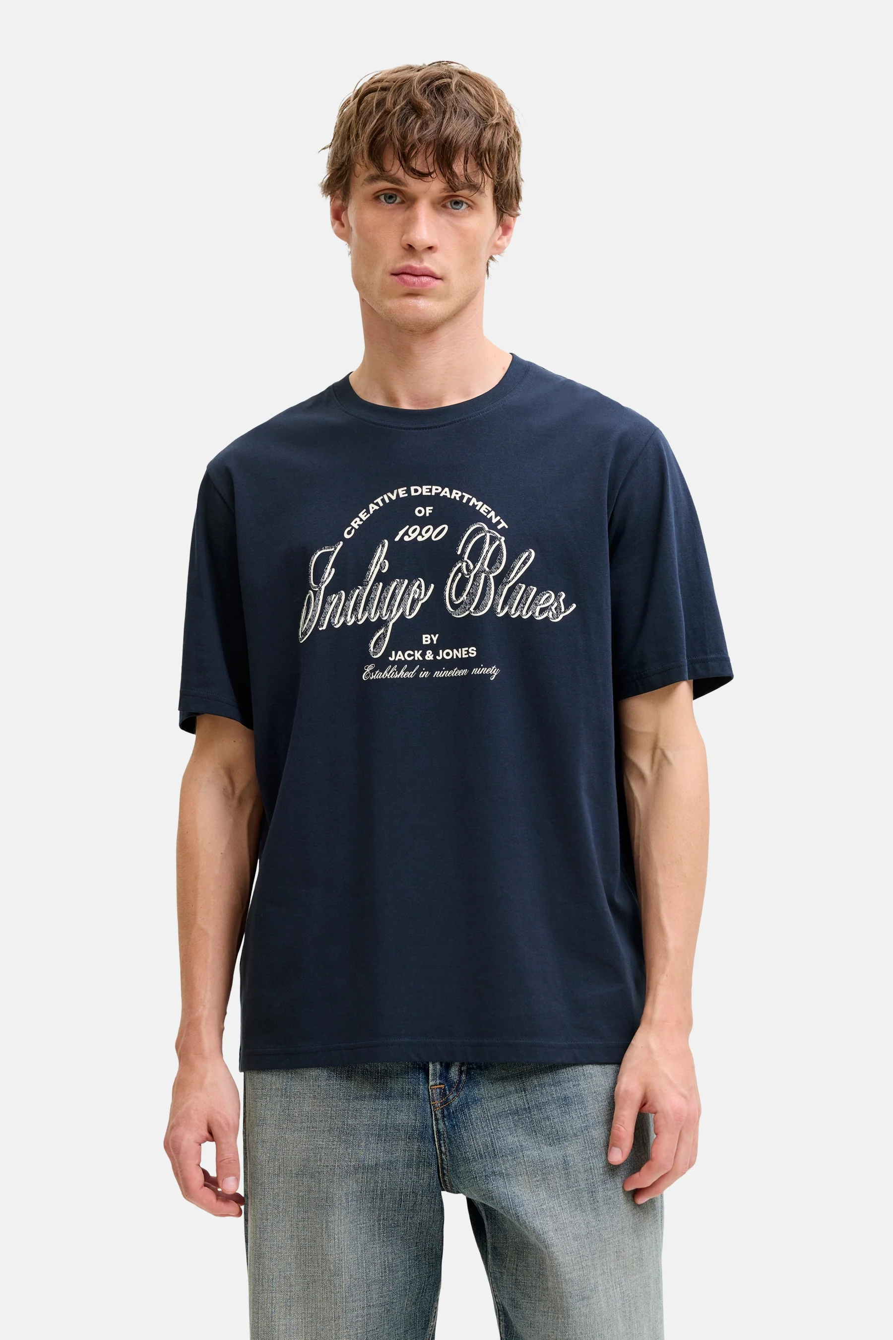 T-shirt met korte mouwen - blauw