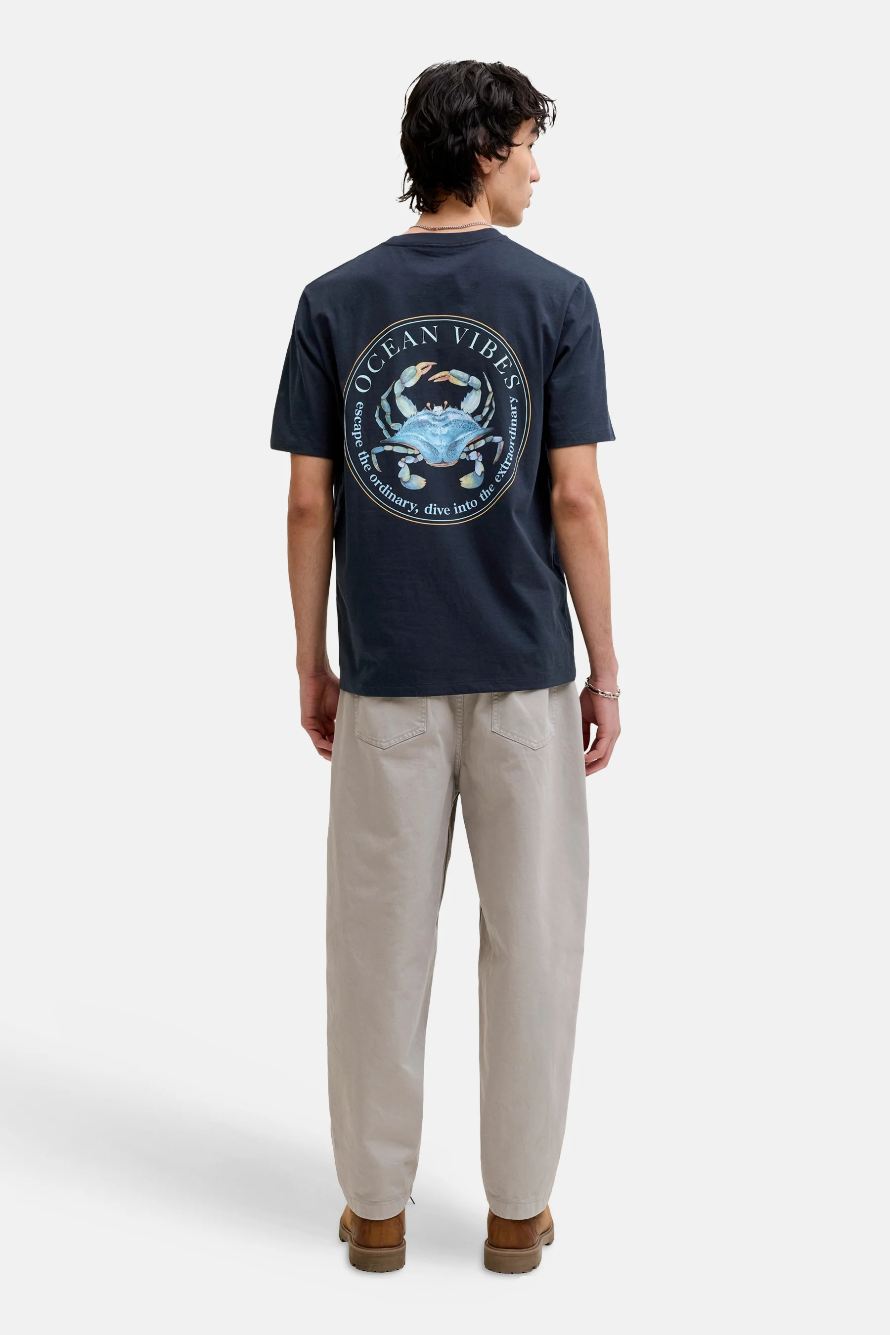 T-shirt - blauw - Image 3