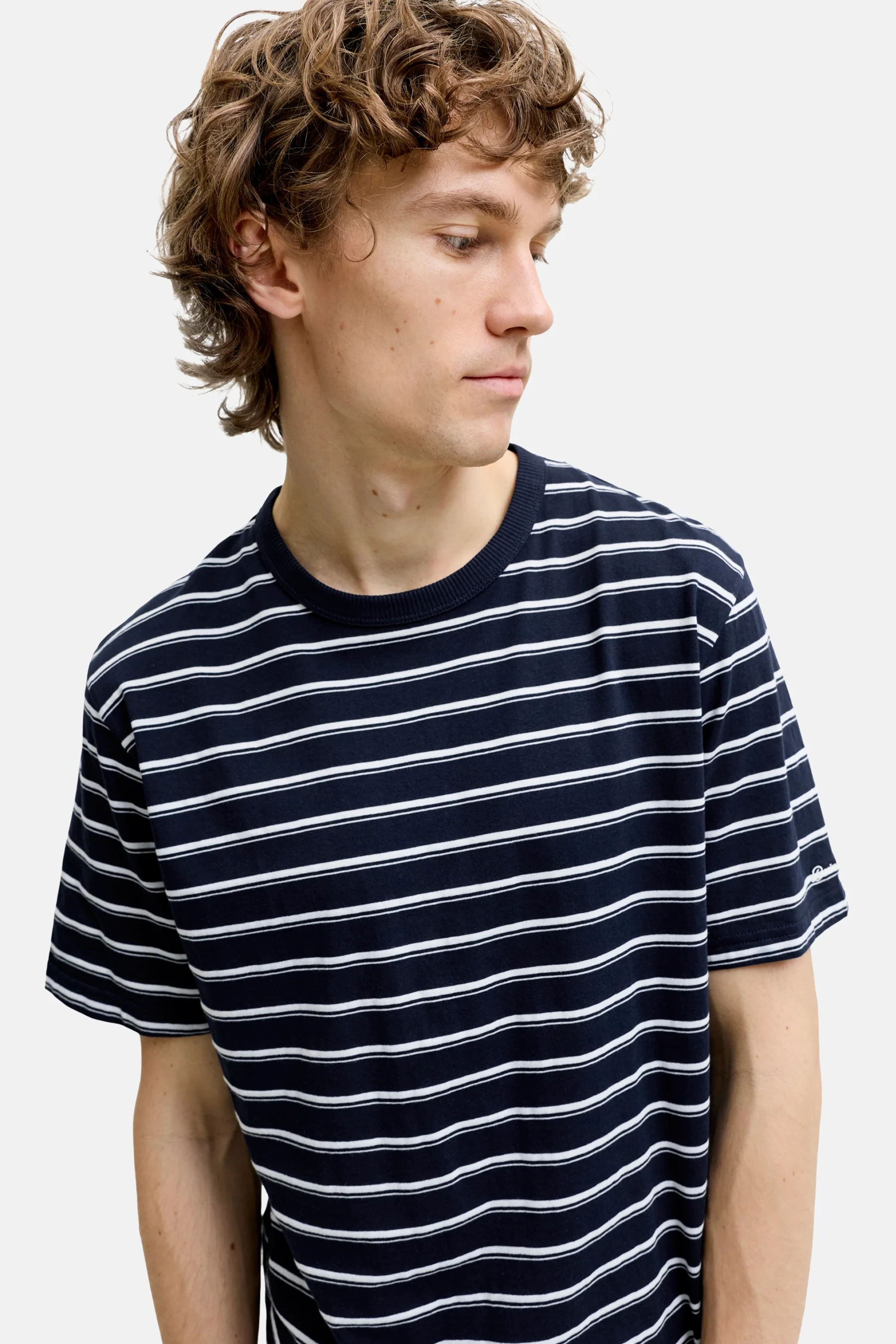 T-shirt (korte mouwen) blauw - ORIGINALS BY JACK & JONES - Image 6