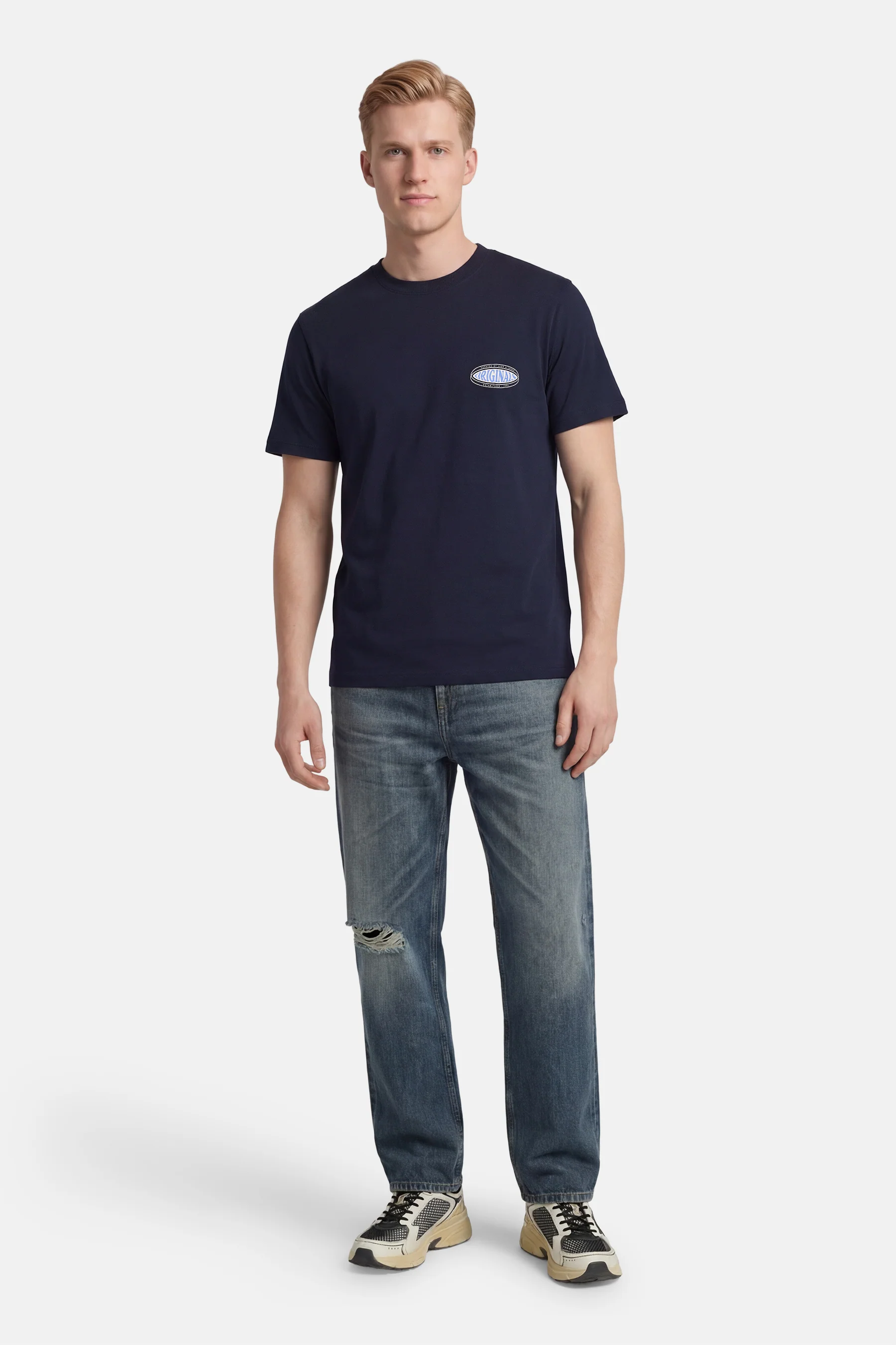 T-shirt met korte mouwen - blauw - Image 3