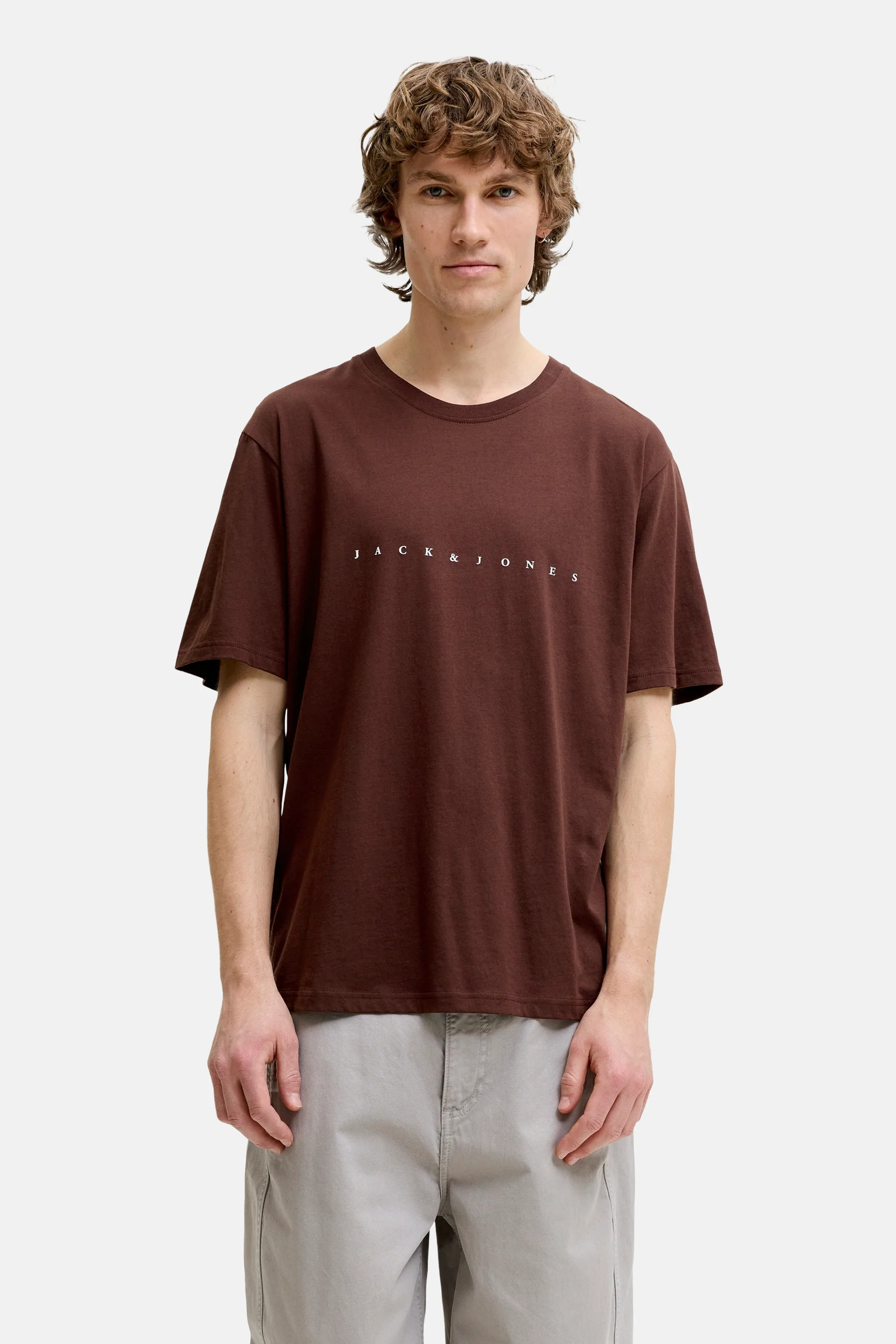 T-shirt met korte mouwen - bruin