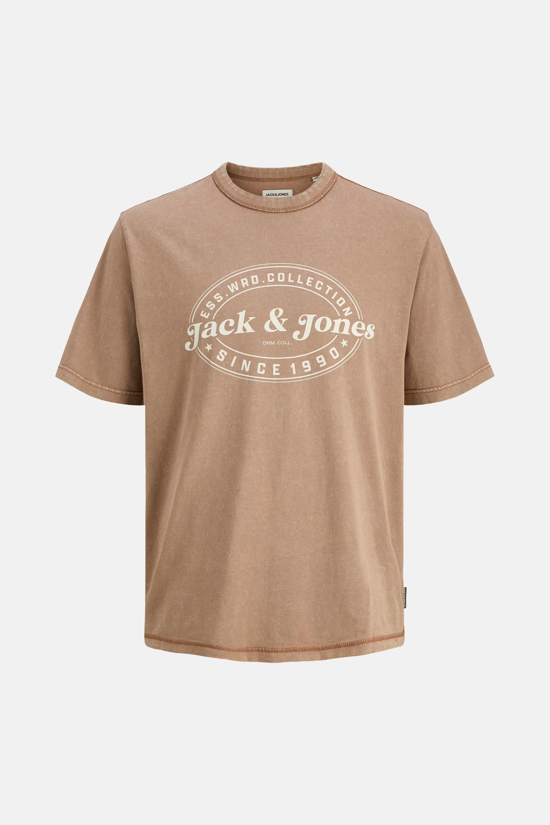 T-shirt (korte mouwen) bruin - ORIGINALS BY JACK & JONES - Image 4