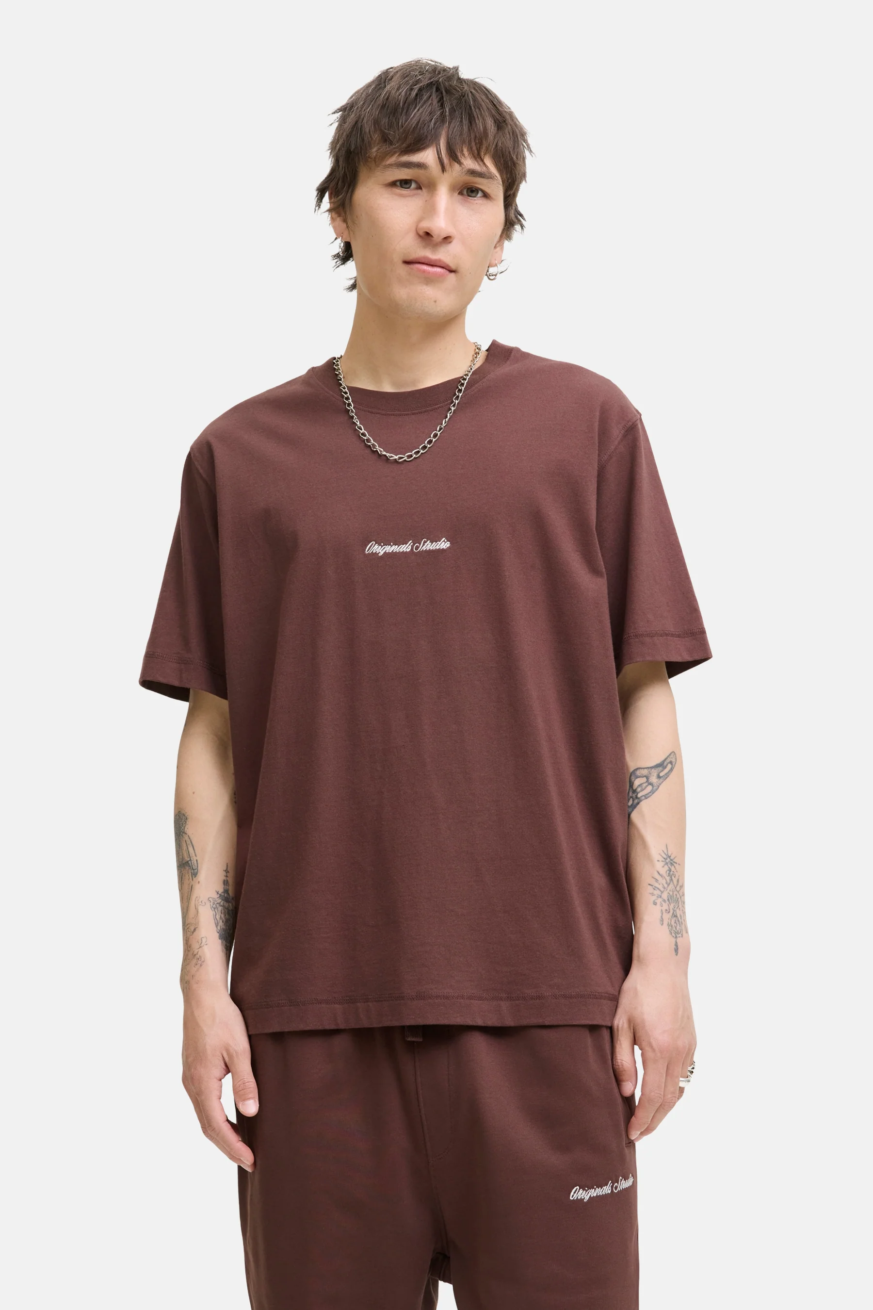 T-shirt met korte mouwen - bruin