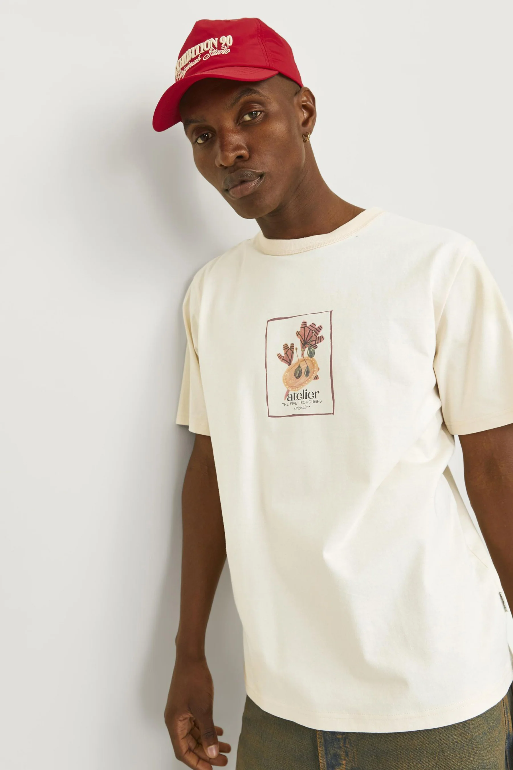 T-shirt met korte mouwen - ecru - Image 6