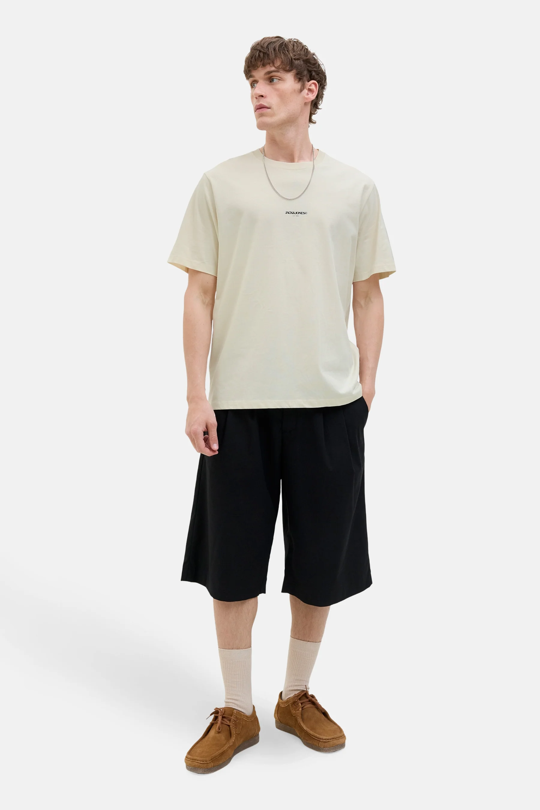 T-shirt met korte mouwen - ecru - Image 3