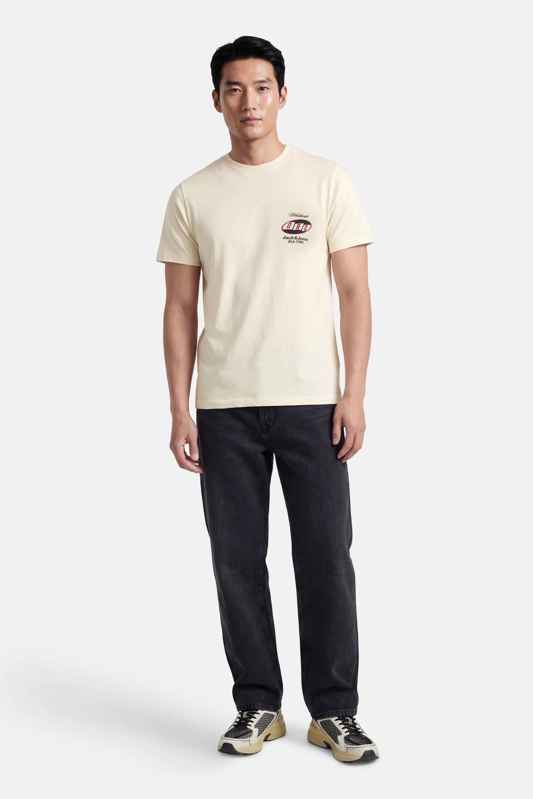 T-shirt met korte mouwen - ecru - Image 3