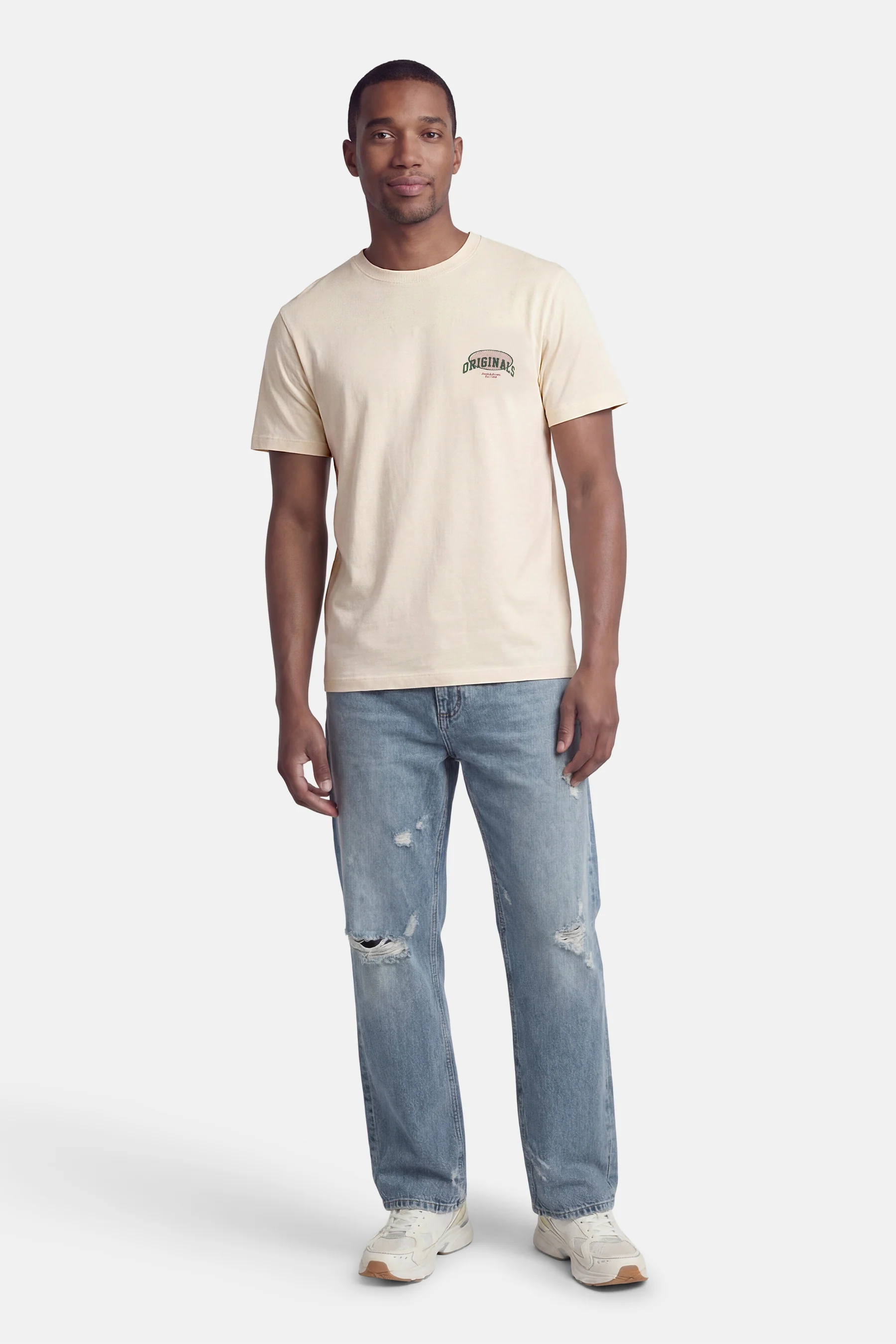 T-shirt met korte mouwen - ecru - Image 3