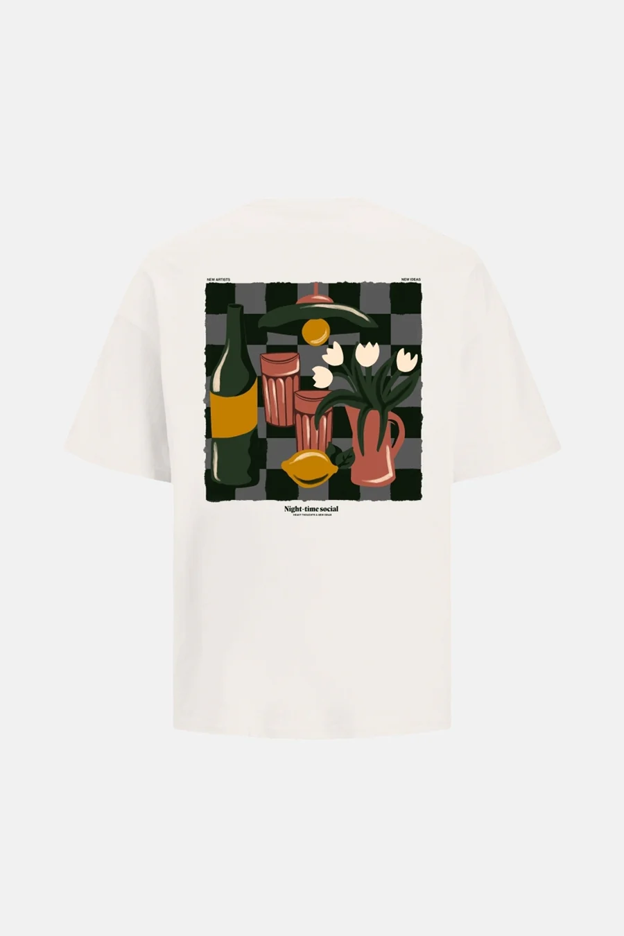 T-shirt met korte mouwen - ecru - Image 4