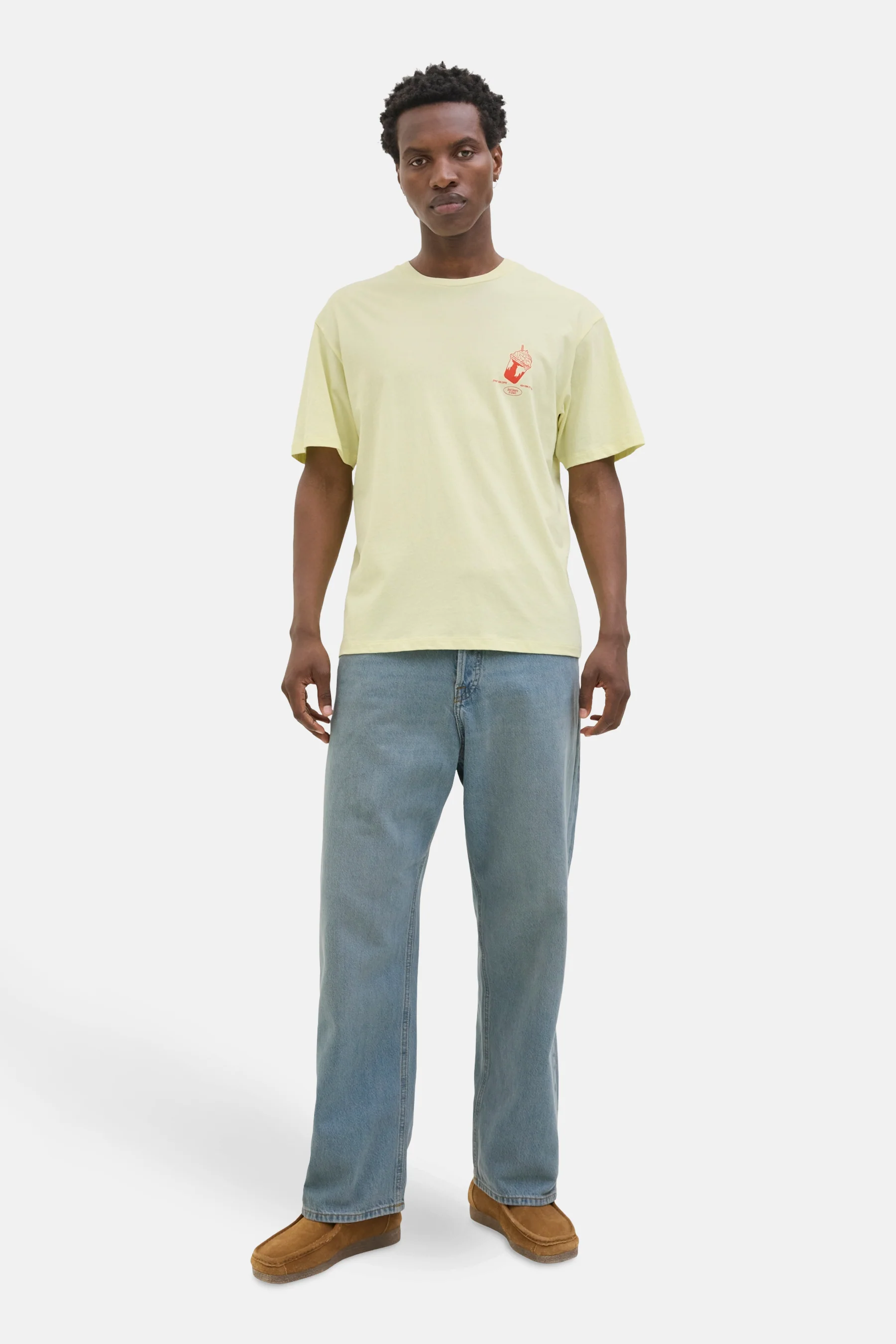 T-shirt met korte mouwen - geel - Image 2