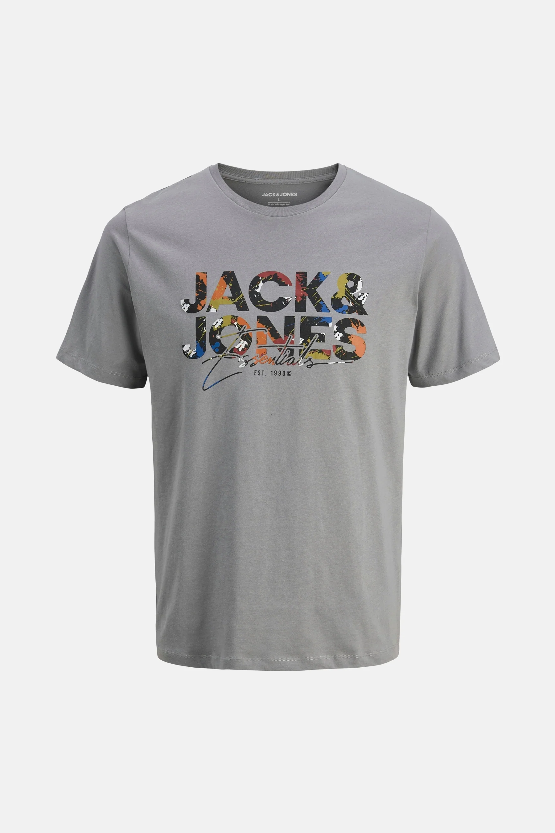 T-shirt met korte mouwen - grijs - Image 7