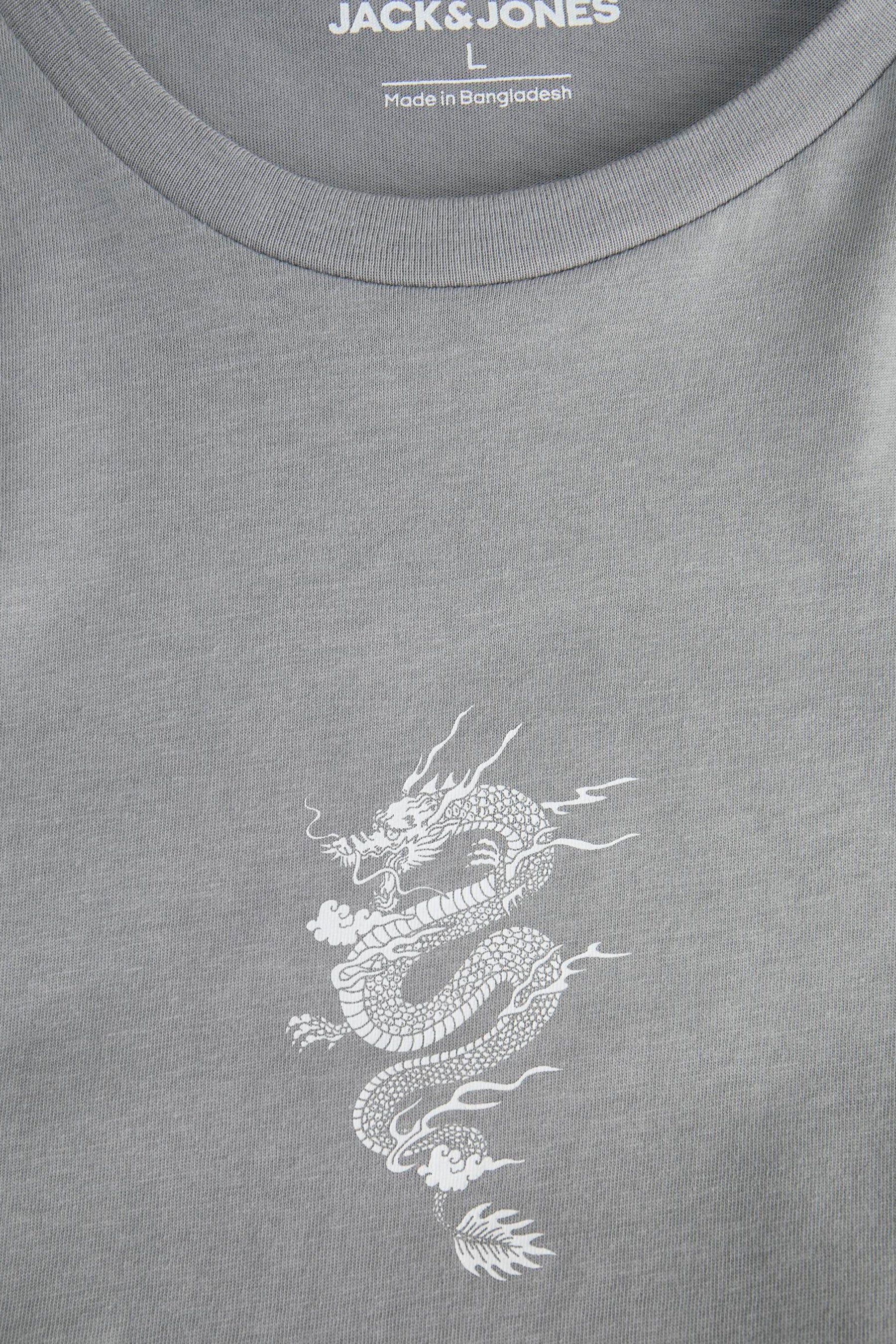 T-shirt met korte mouwen - grijs - Image 3