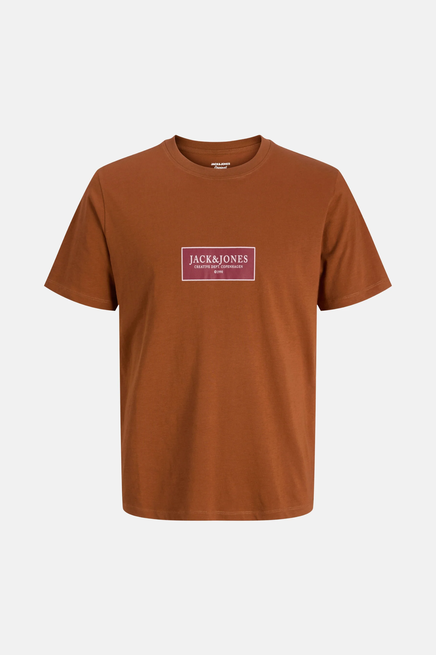 T-shirt met korte mouwen - Bruin