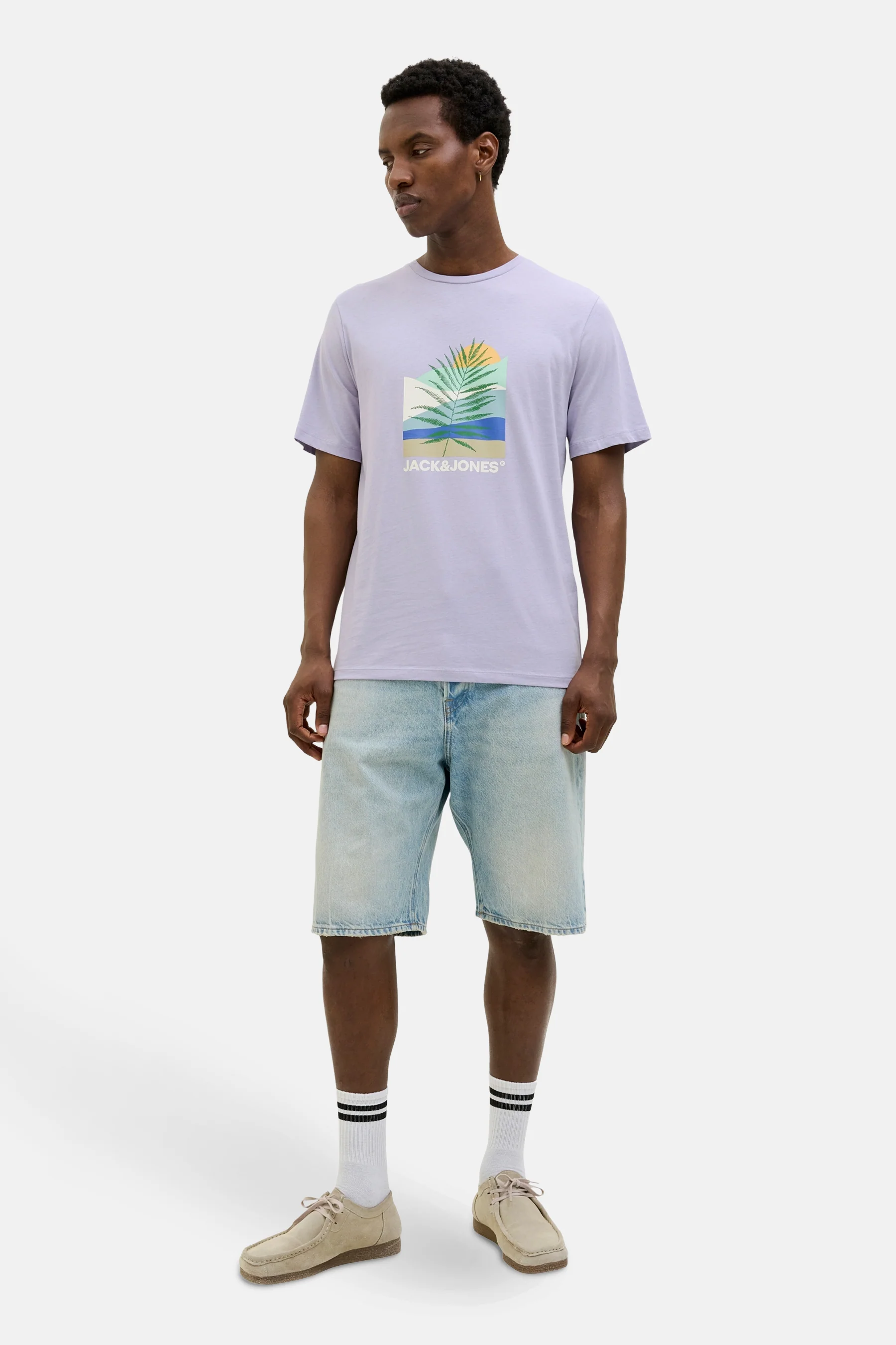 T-shirt met korte mouwen - paars - Image 2
