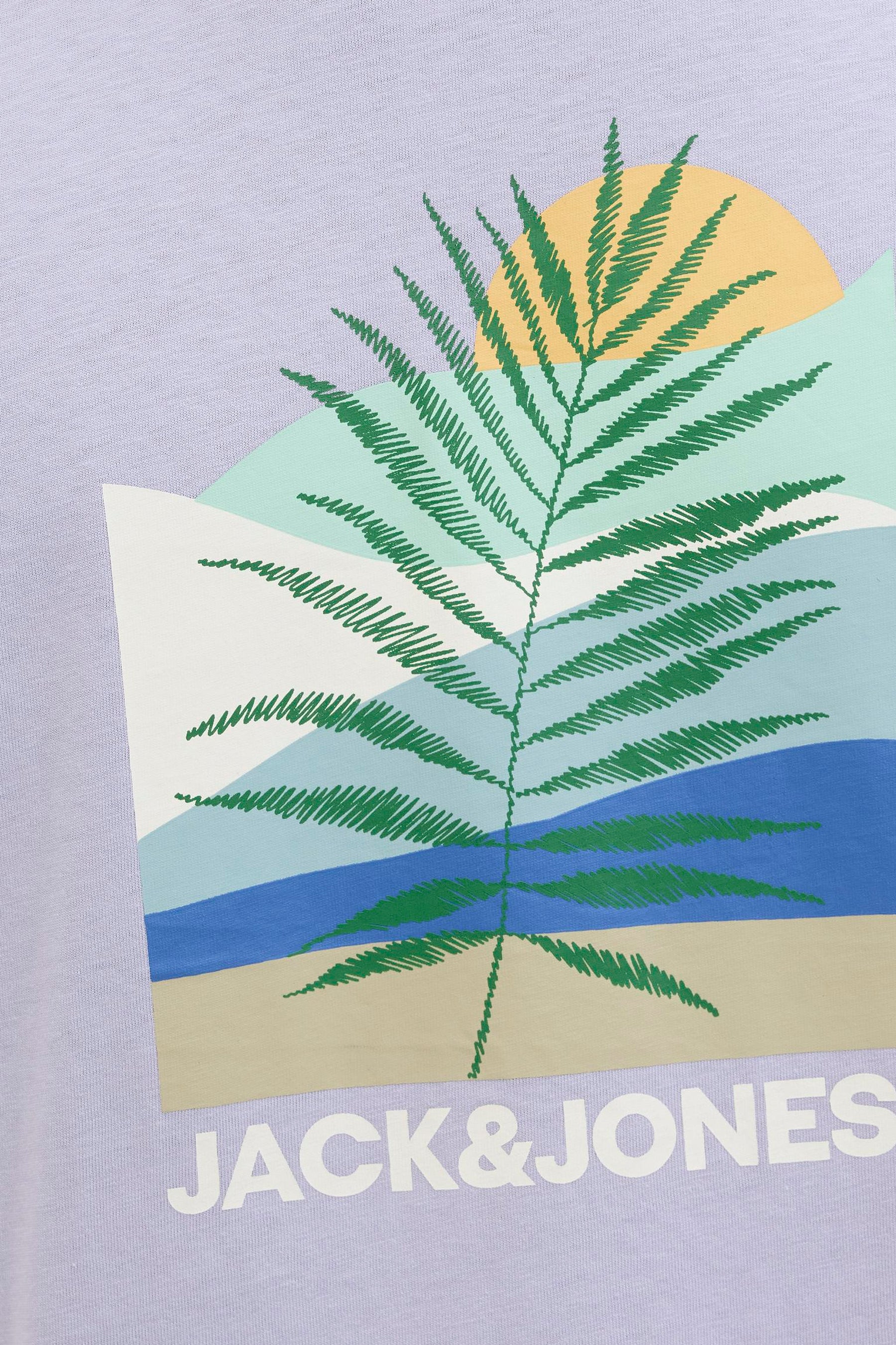 T-shirt met korte mouwen - paars - Image 4