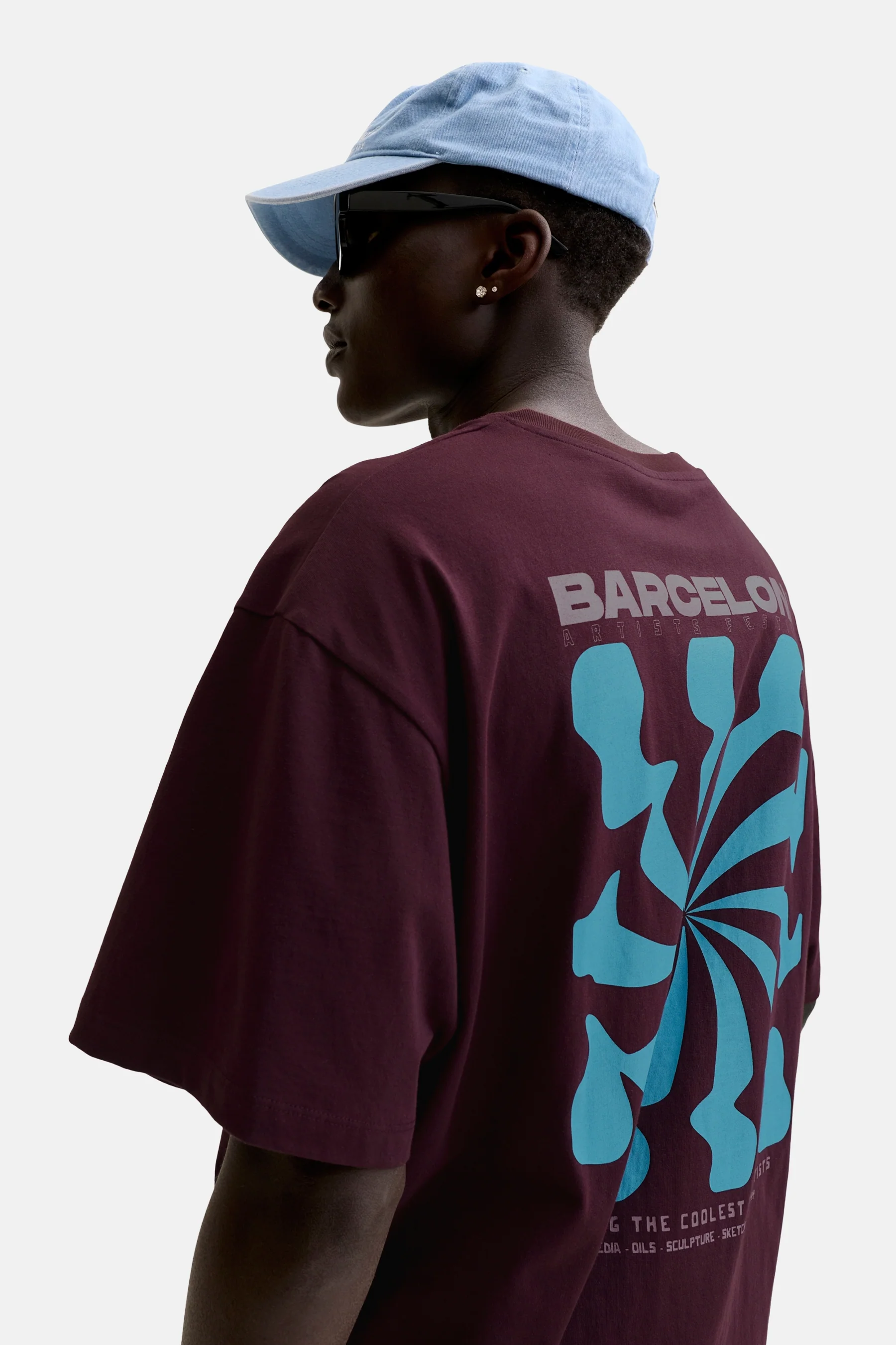 T-shirt - paars