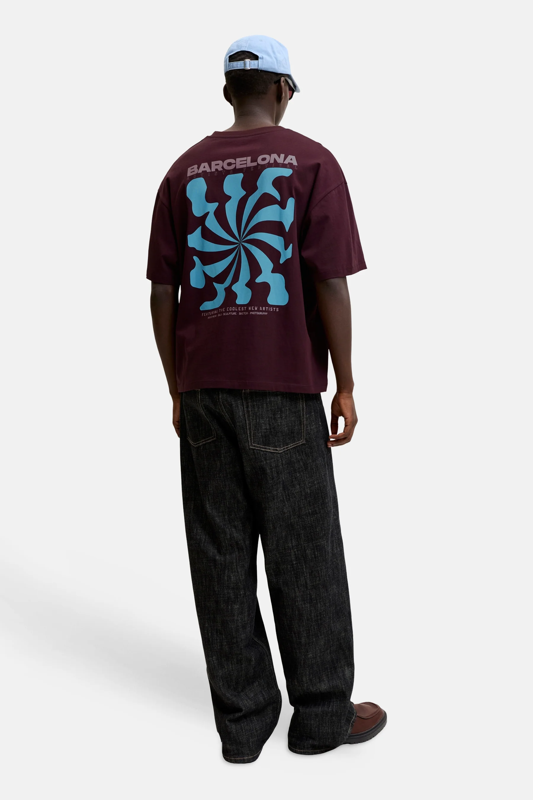 T-shirt - paars - Image 4