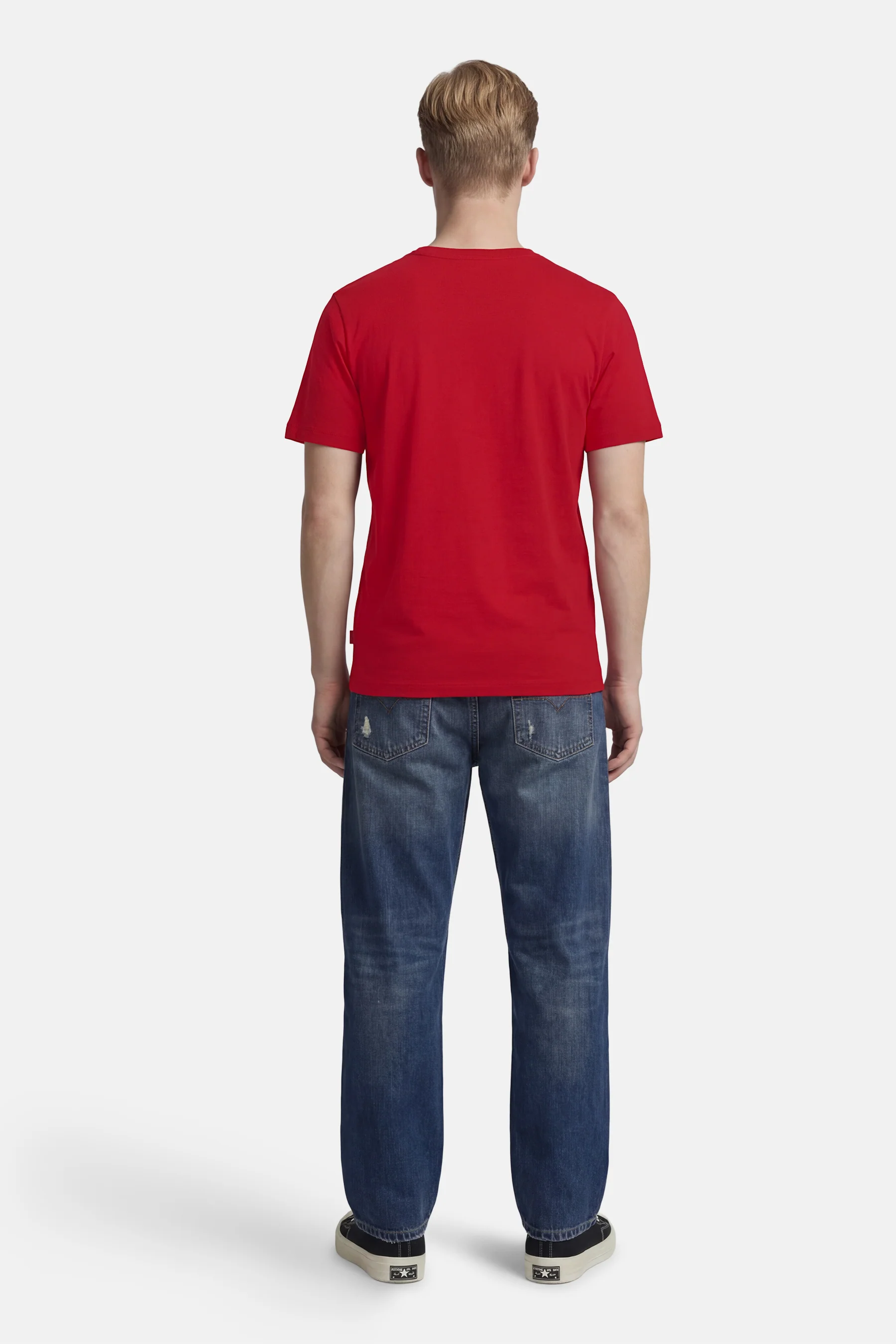 T-shirt met korte mouwen - rood - Image 4
