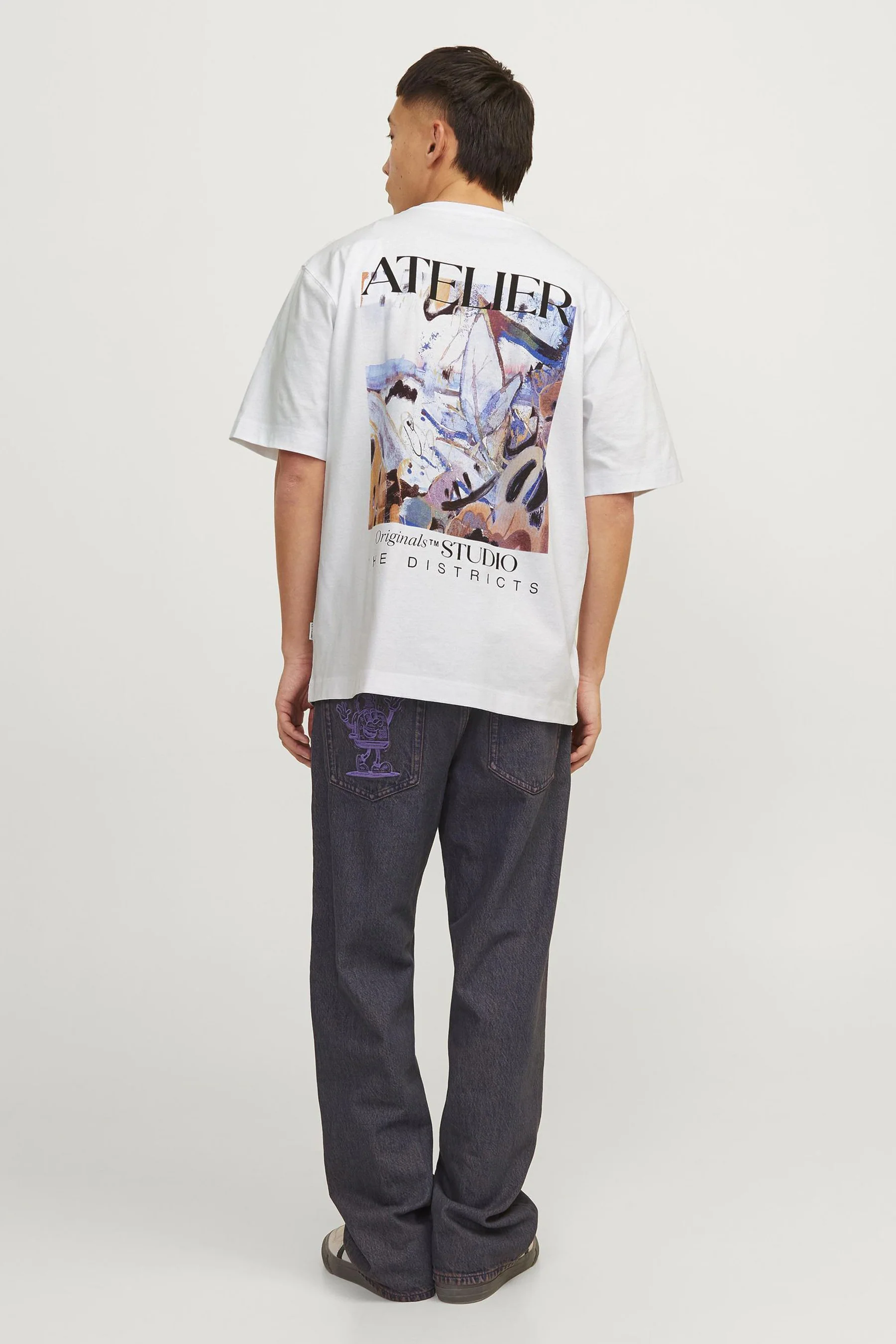 T-shirt met korte mouwen - wit - Image 3