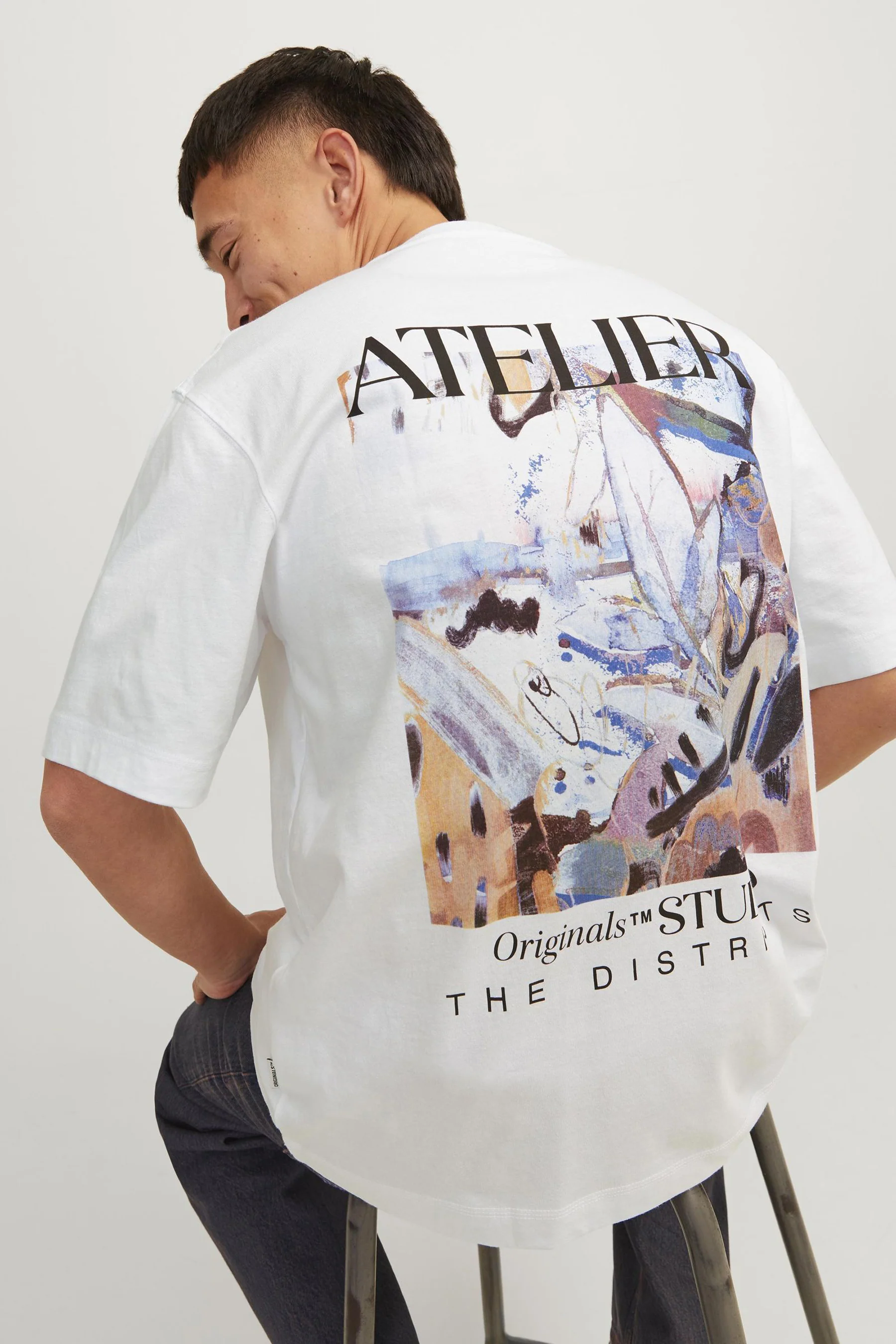 T-shirt met korte mouwen - wit - Image 6