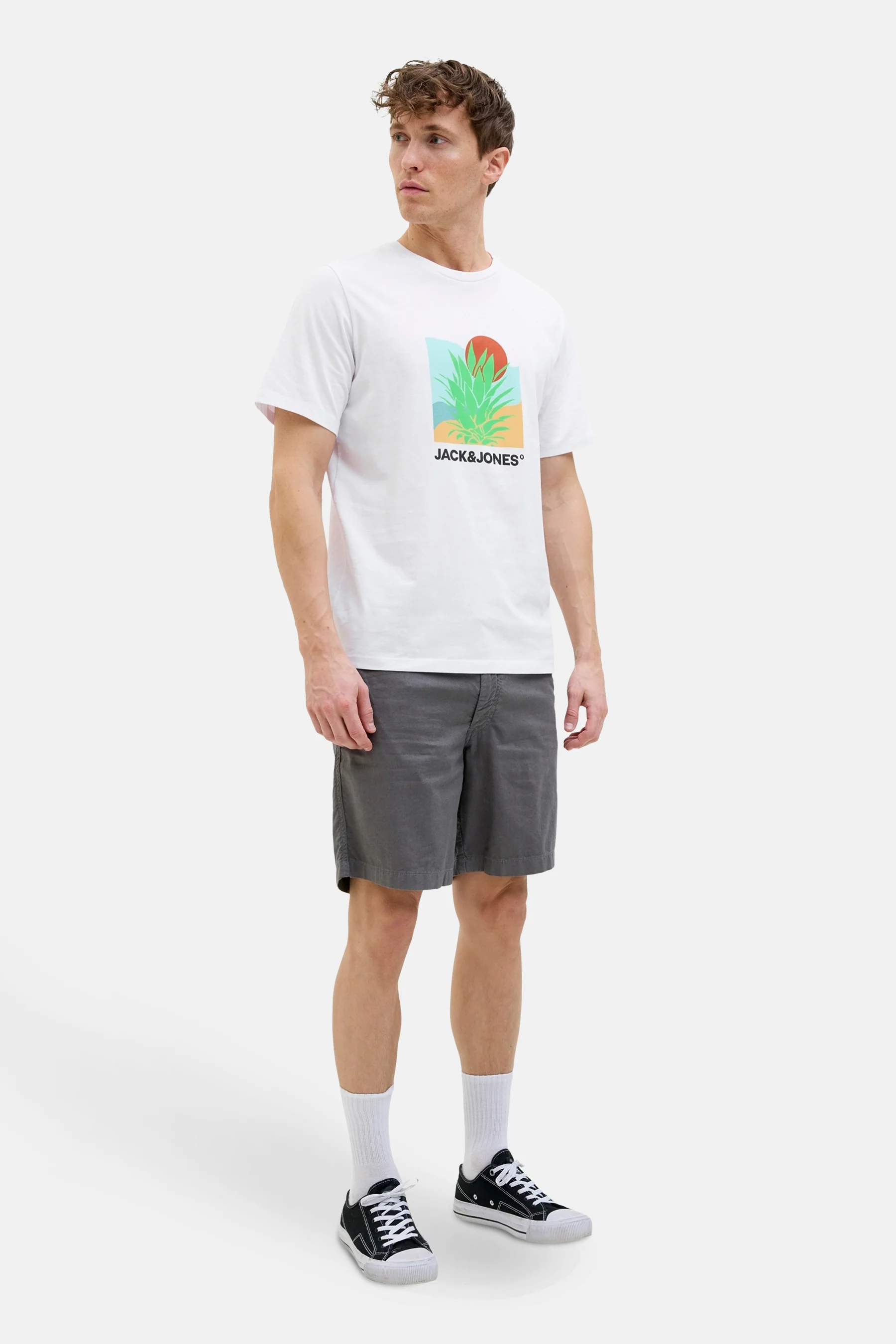 T-shirt met korte mouwen - wit - Image 2
