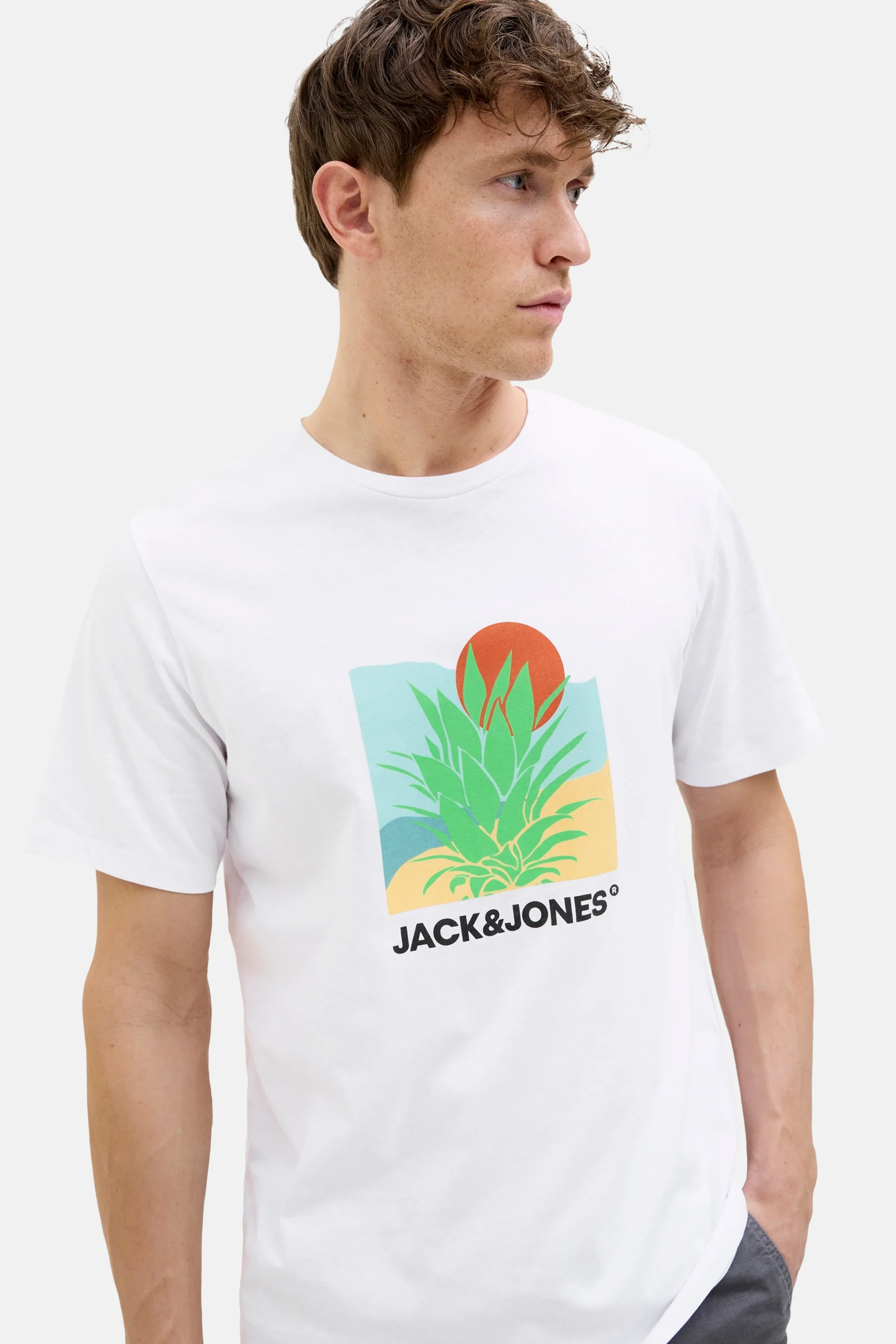 T-shirt met korte mouwen - wit - Image 6