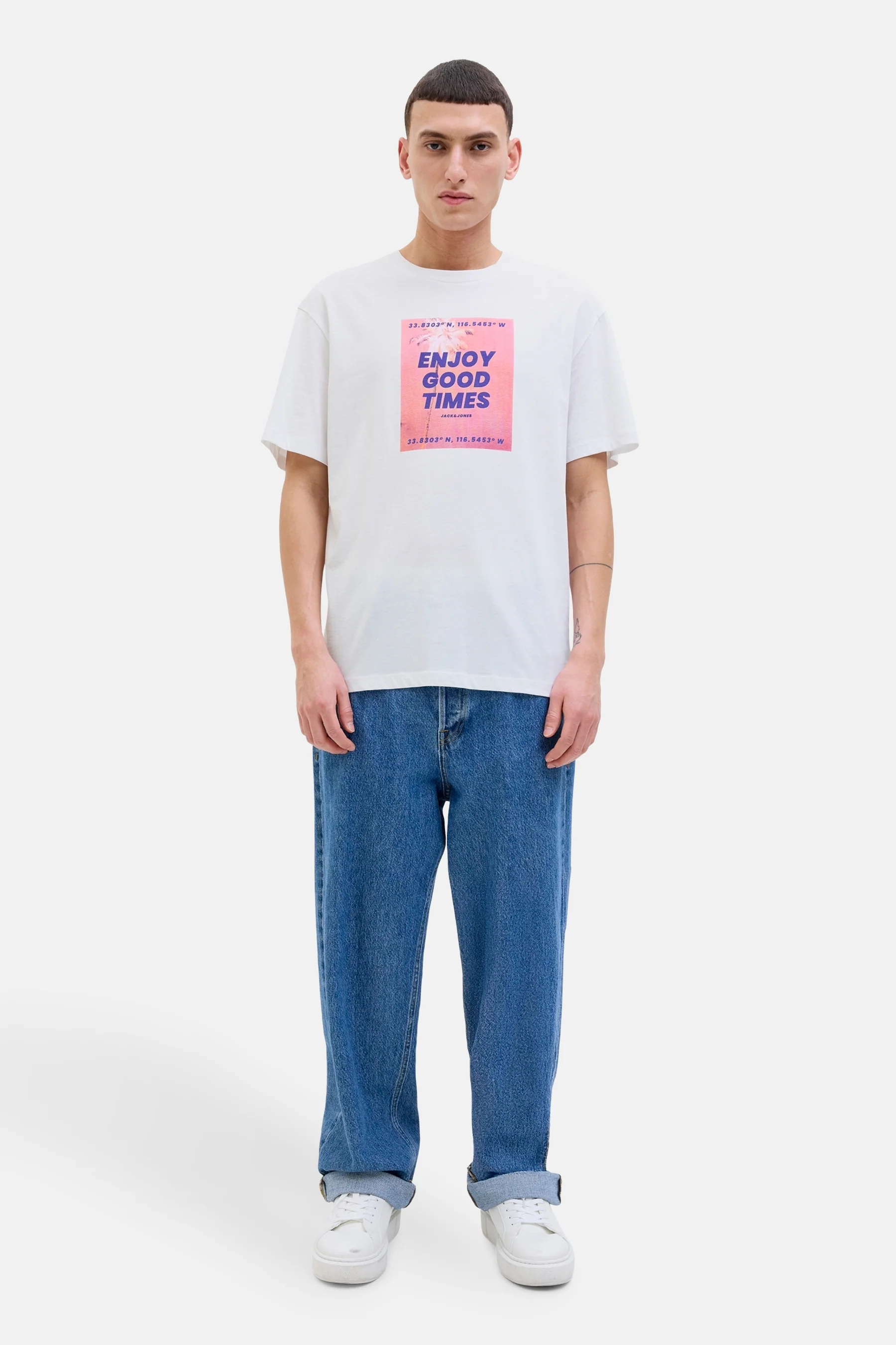 T-shirt met korte mouwen - wit - Image 2