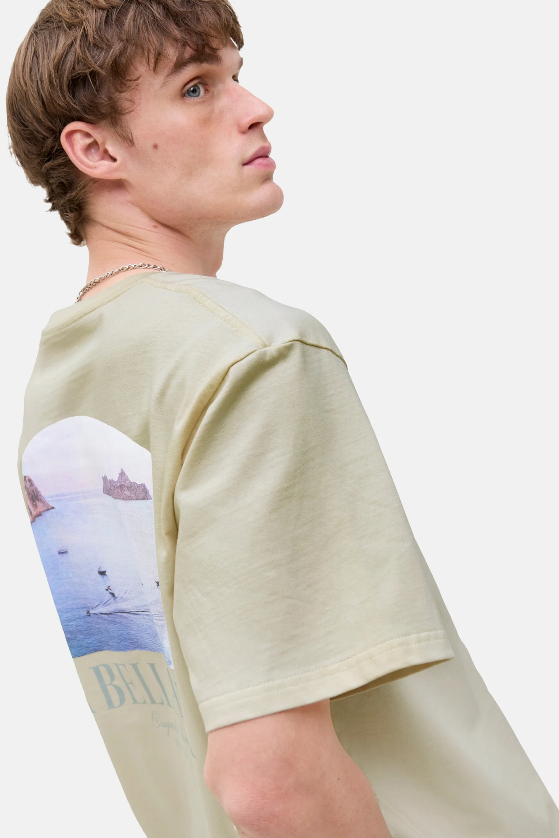 T-shirt met korte mouwen - Ecru - Image 6