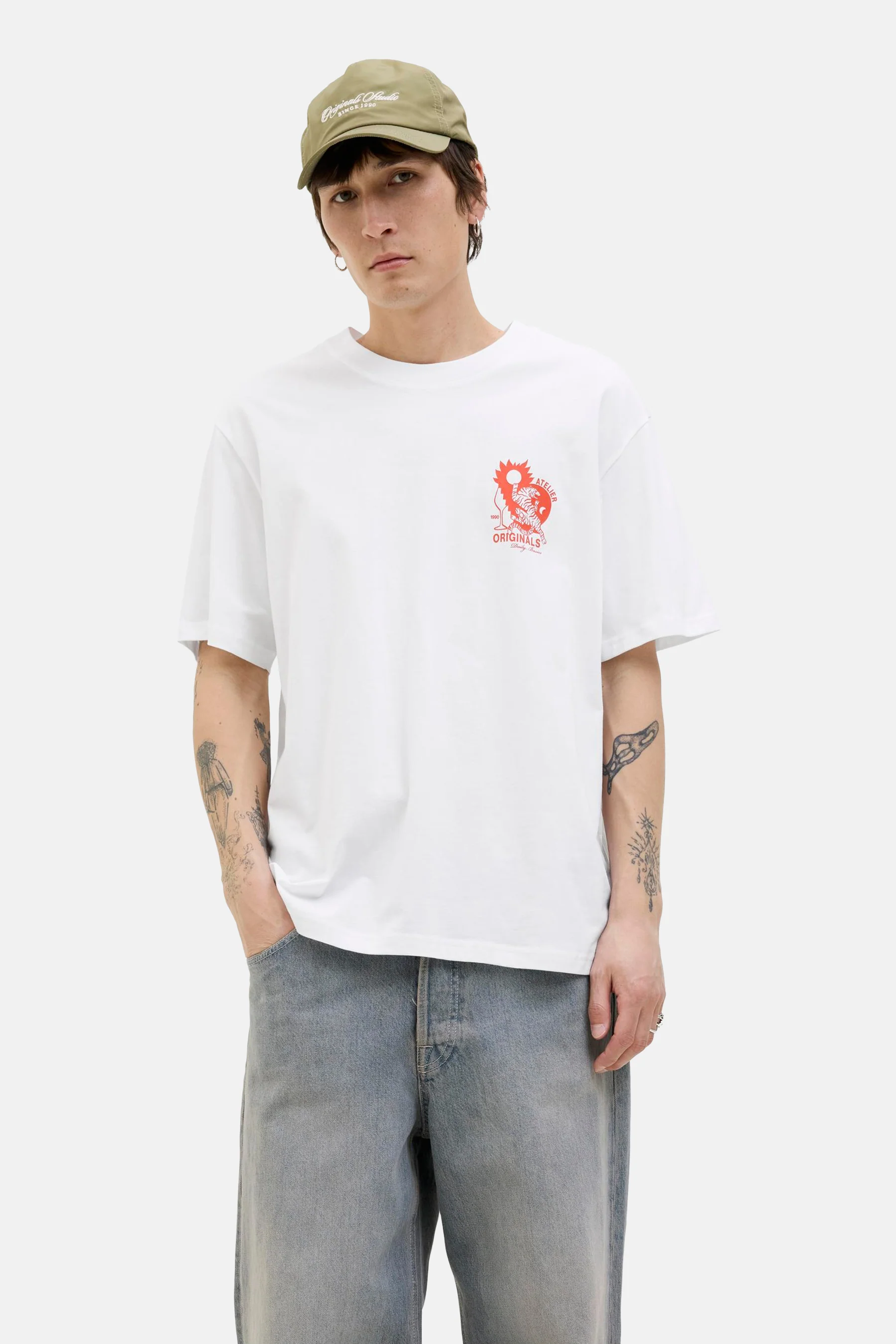 T-shirt met korte mouwen - wit