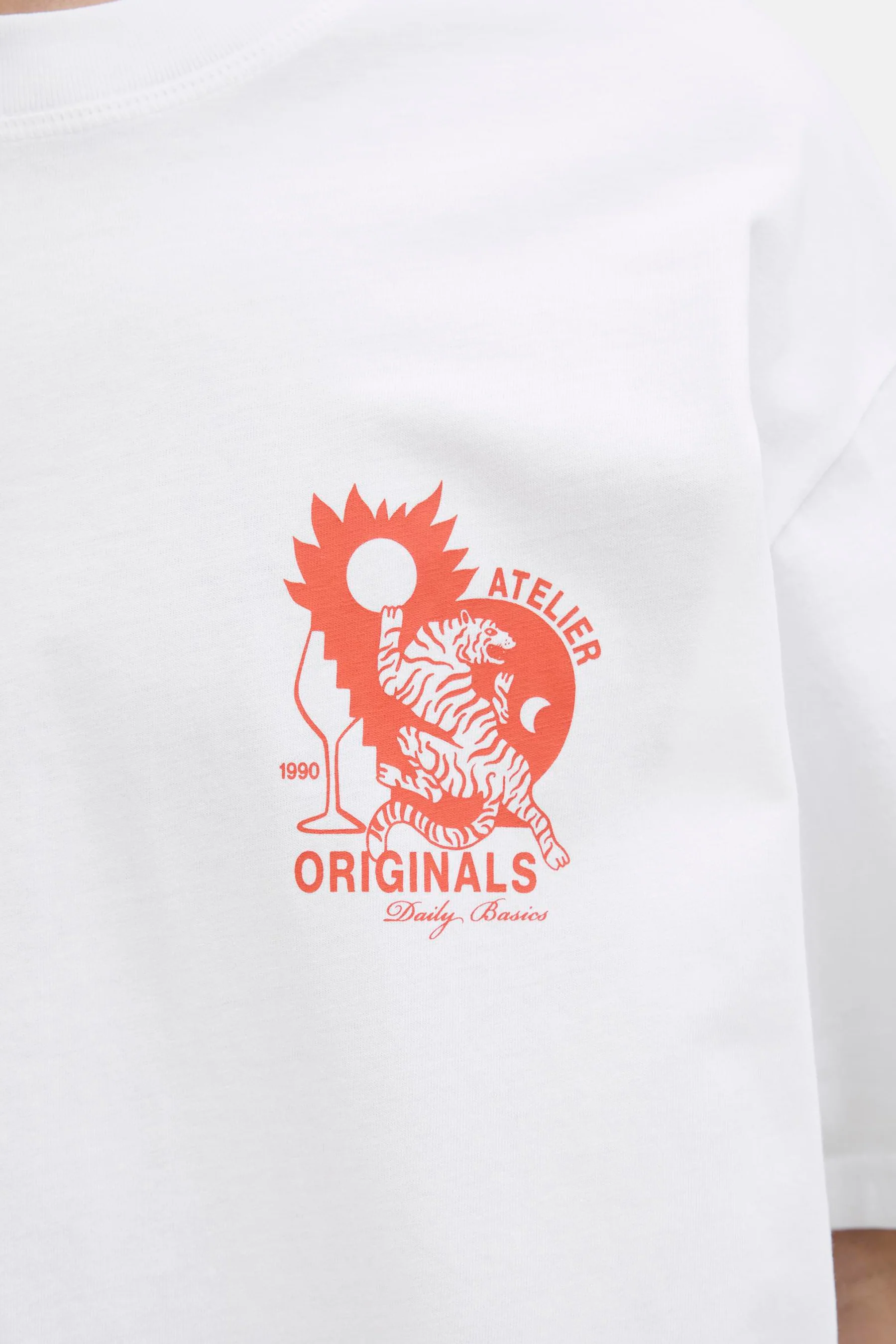 T-shirt met korte mouwen - wit - Image 4
