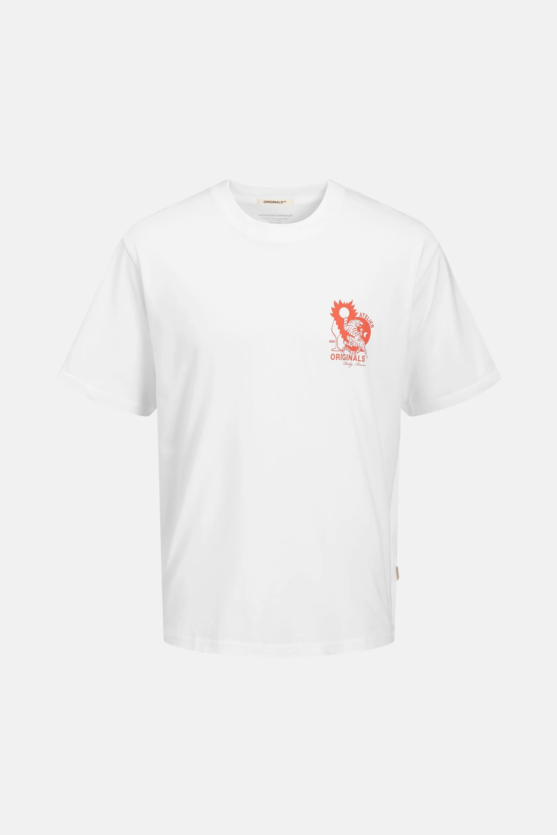 T-shirt met korte mouwen - wit - Image 7