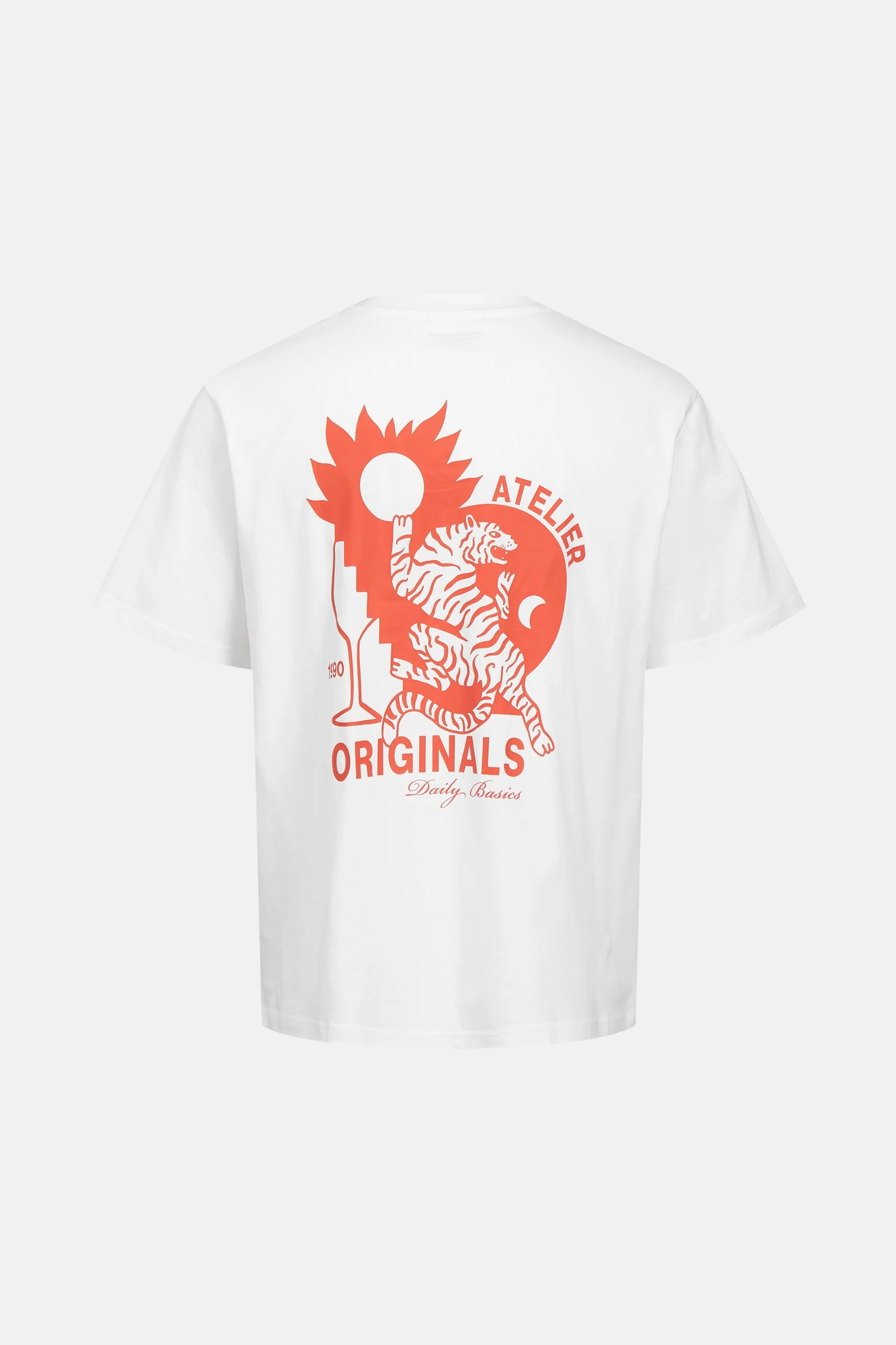 T-shirt met korte mouwen - wit - Image 8