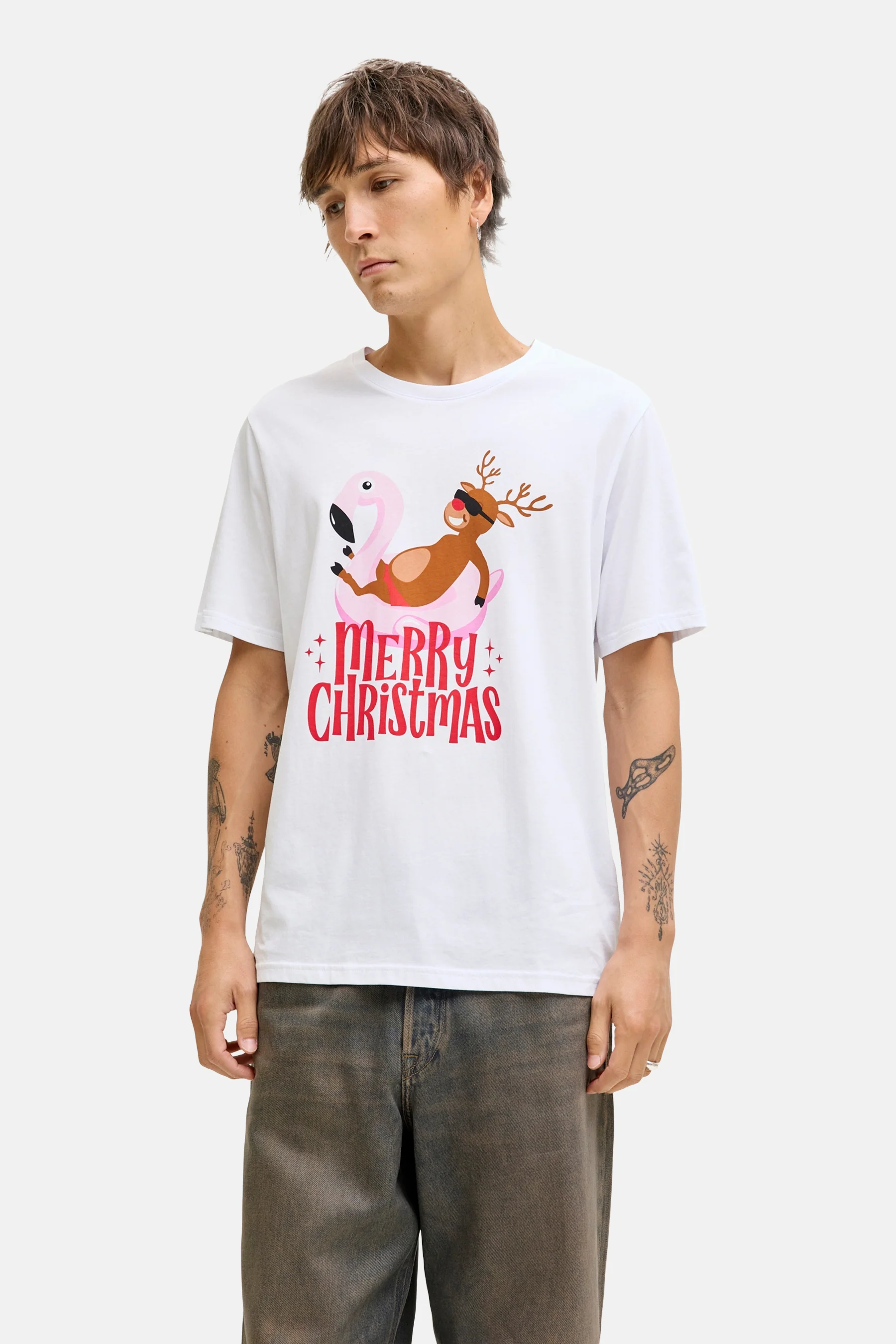 T-shirt met korte mouwen - wit