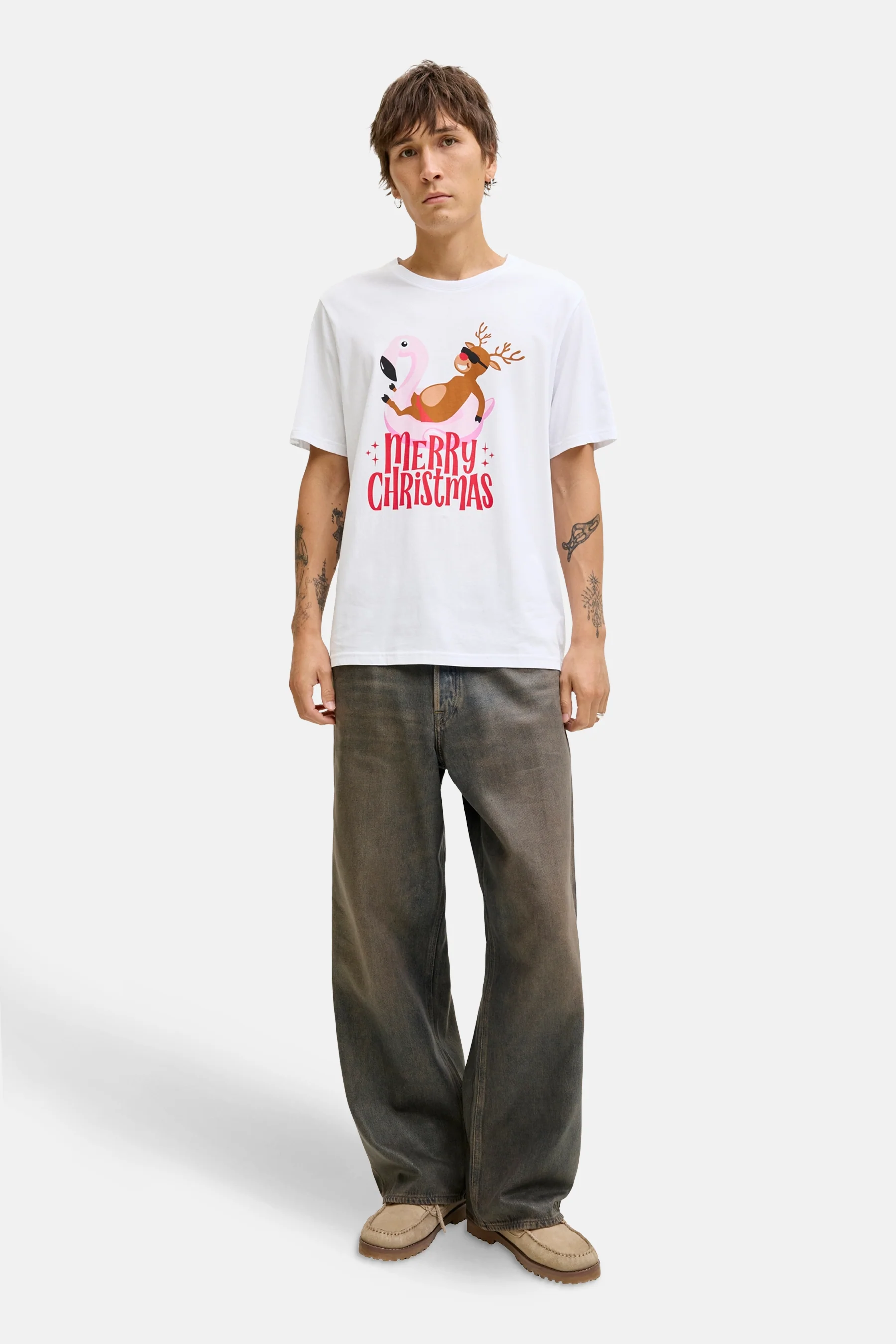 T-shirt met korte mouwen - wit - Image 2