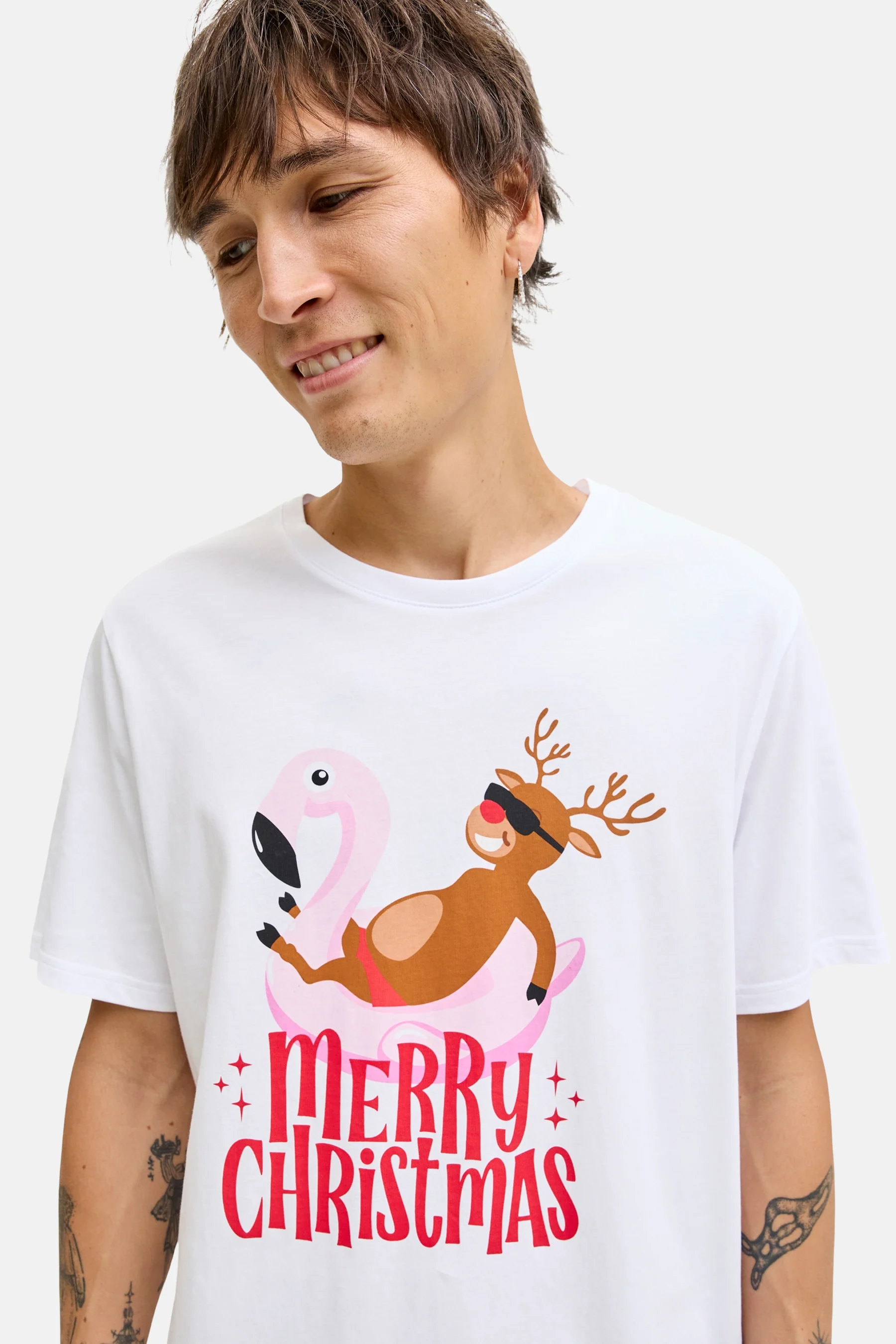 T-shirt met korte mouwen - wit - Image 6