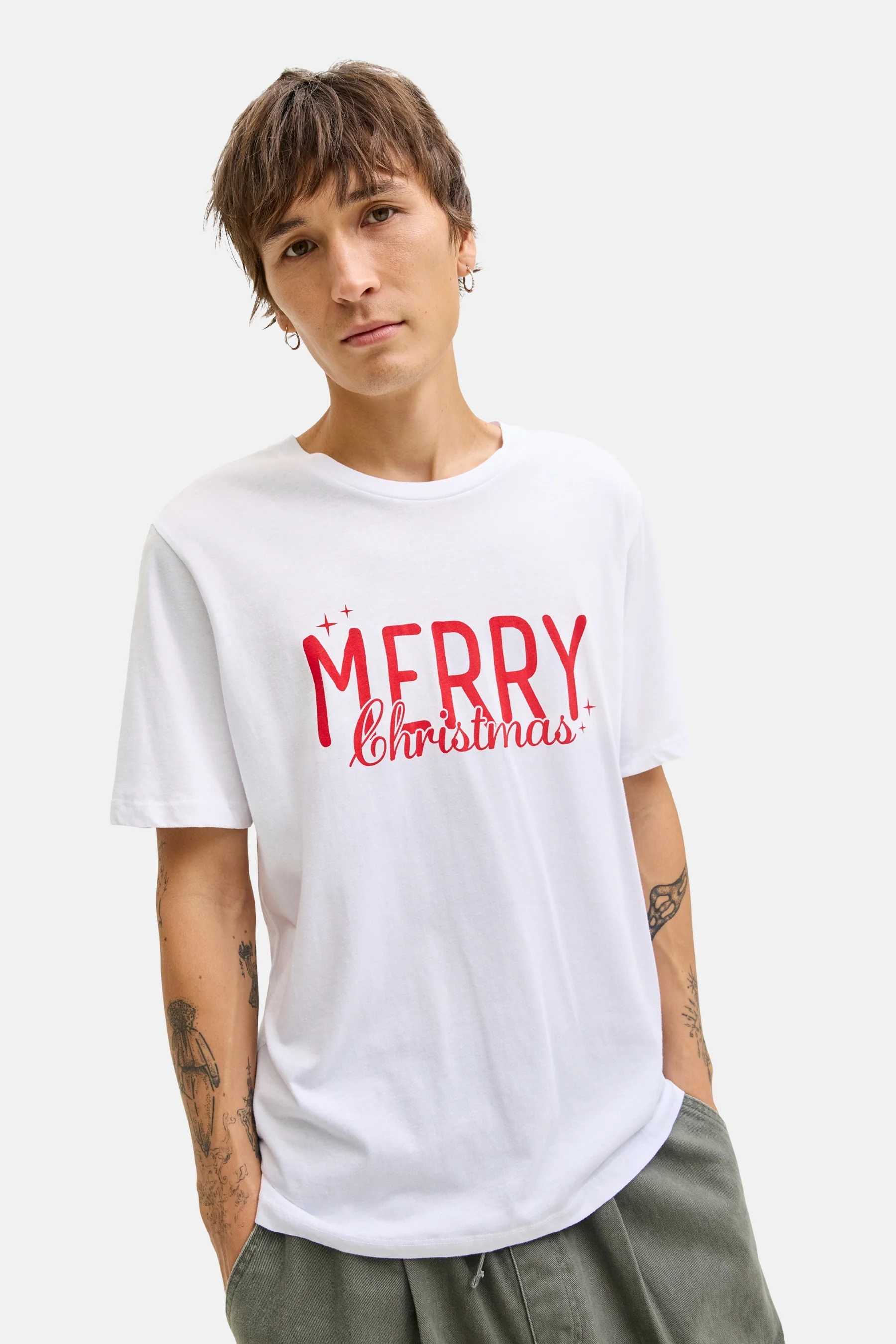 T-shirt met korte mouwen - wit - Image 6