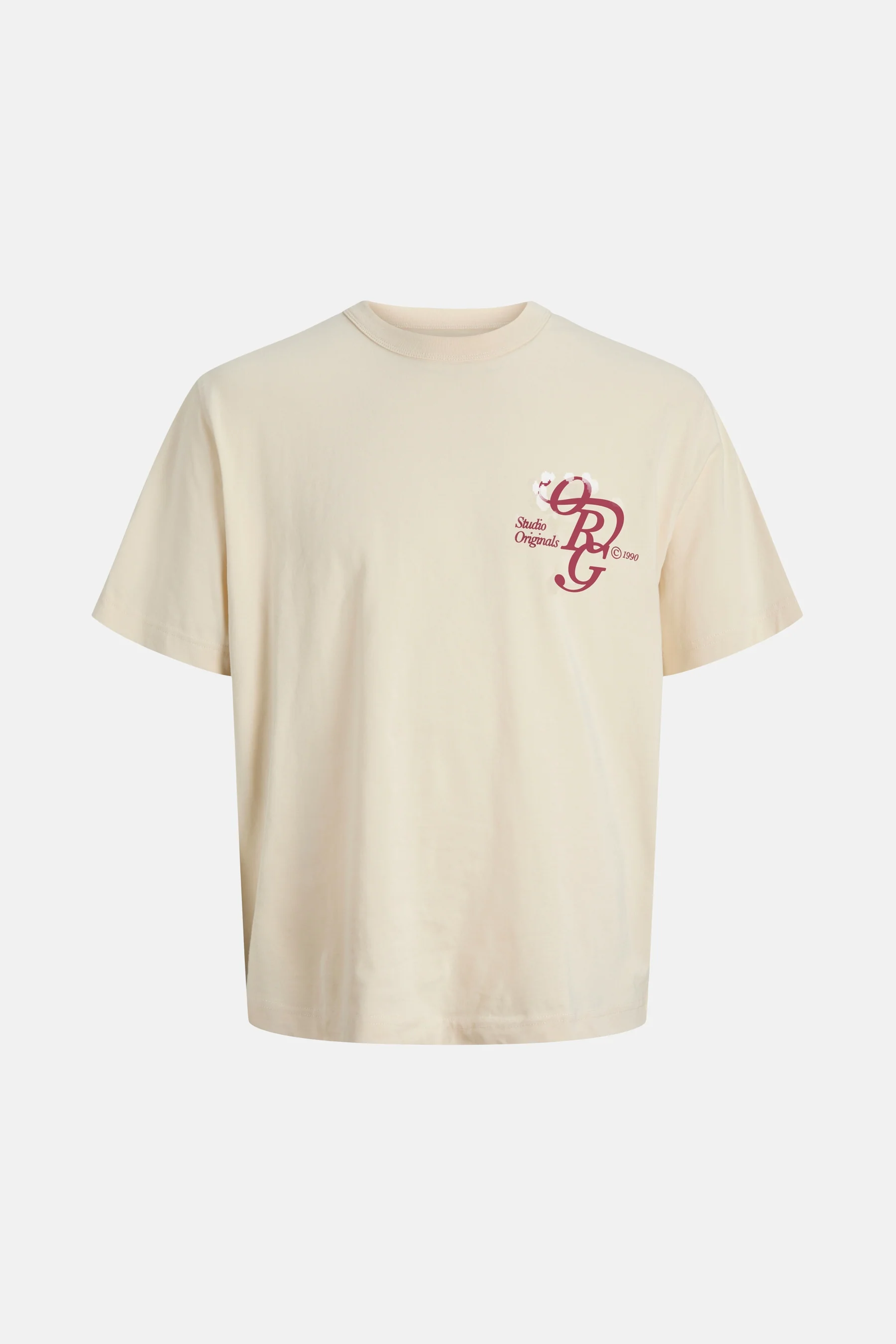 T-shirt met korte mouwen - Ecru