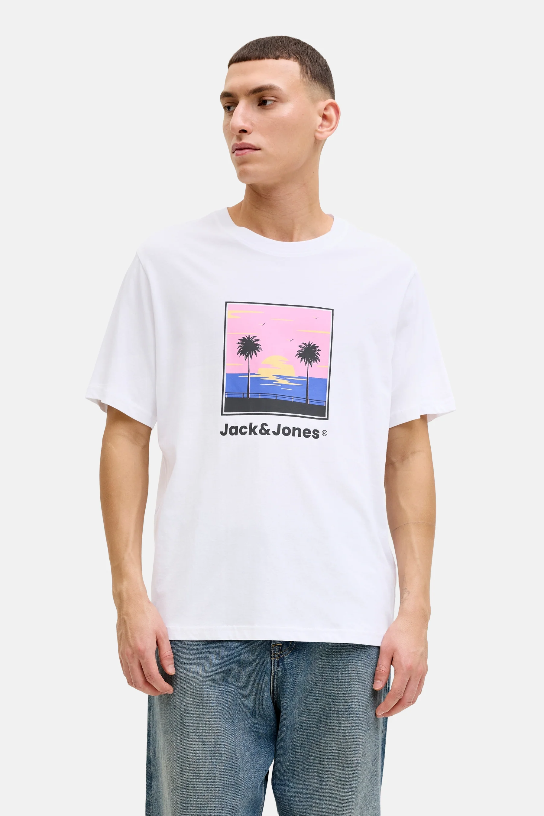 T-shirt met korte mouwen - wit