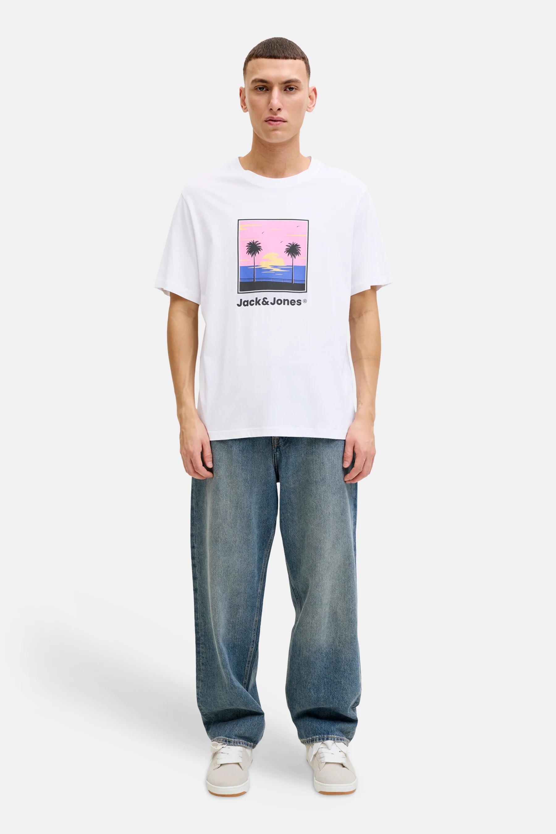 T-shirt met korte mouwen - wit - Image 2