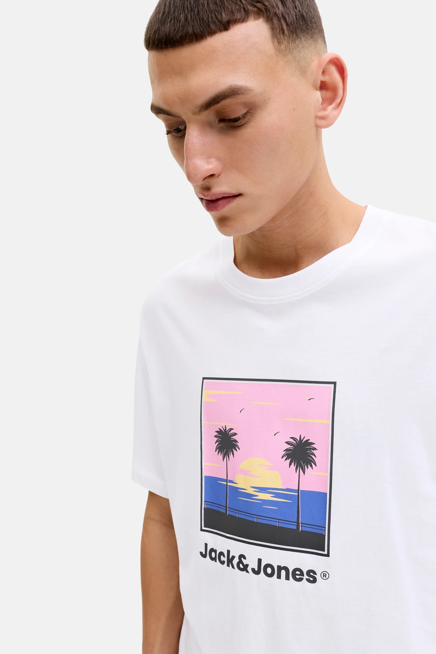 T-shirt met korte mouwen - wit - Image 6